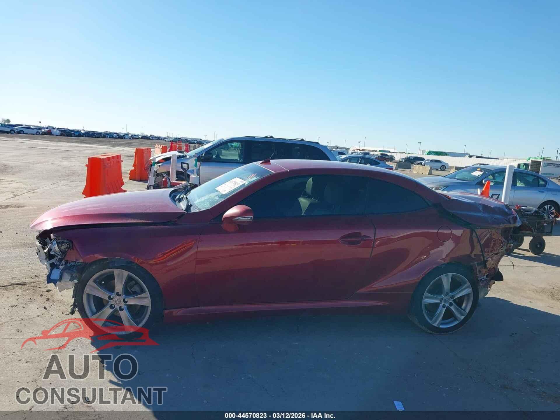 LEXUS IS 250C 2012 - JTHFF2C22C2526364