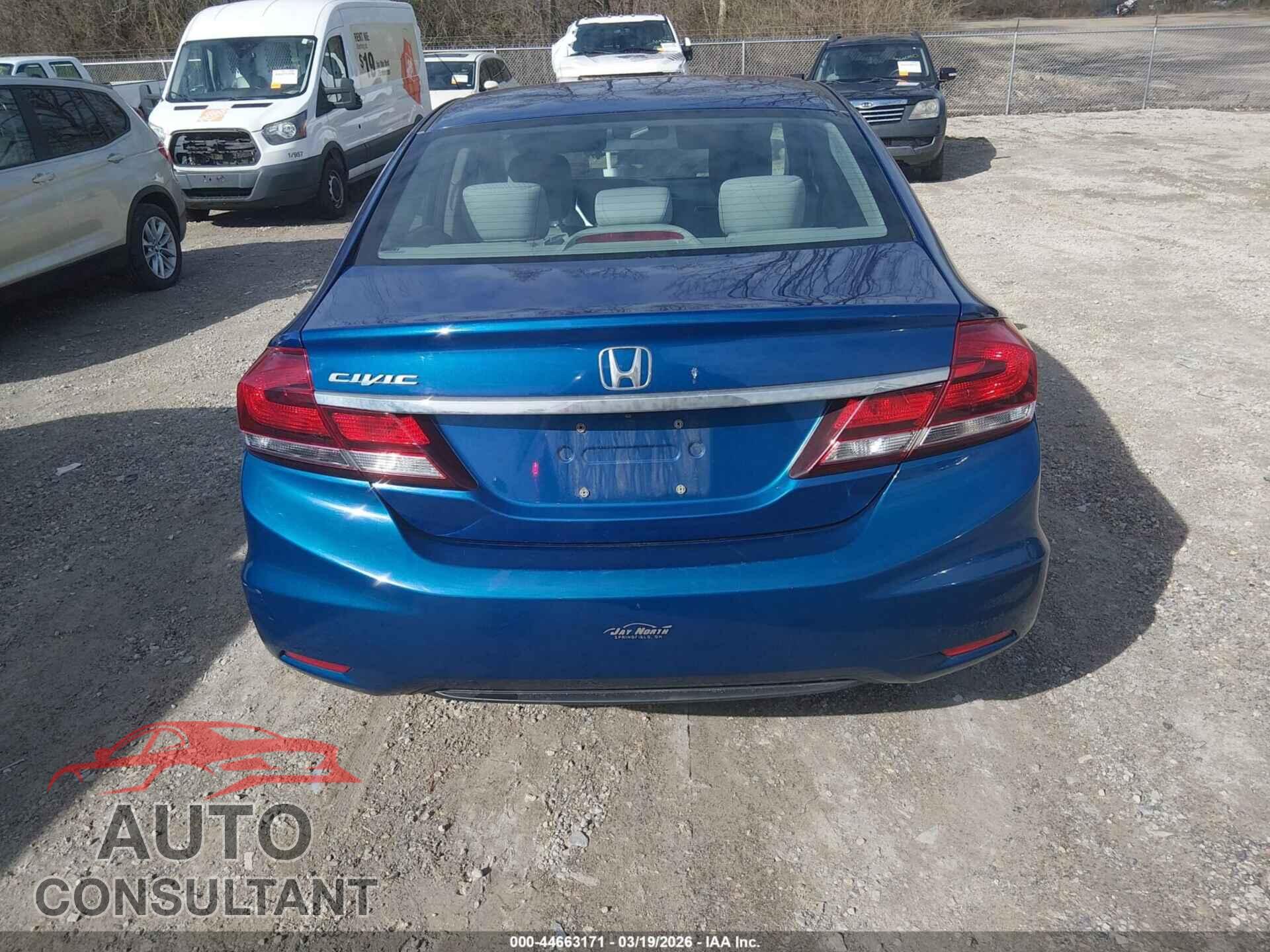 HONDA CIVIC 2014 - 19XFB2F5XEE035677