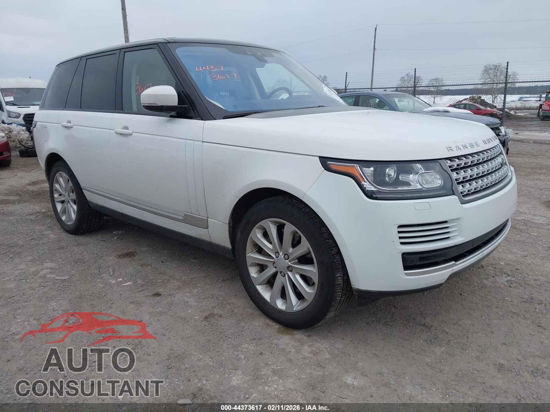 LAND ROVER RANGE ROVER 2017 - SALGS2FVXHA353593