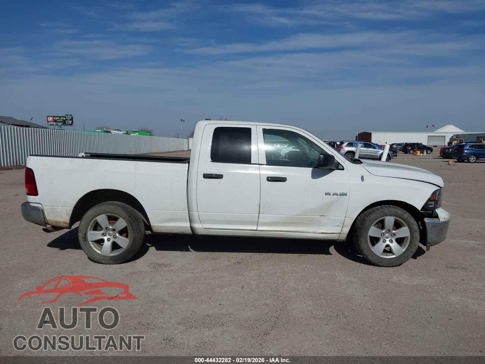 DODGE RAM 1500 2010 - 1D7RB1GP6AS189243