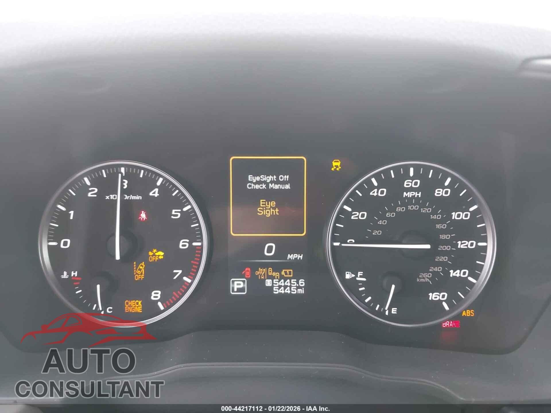 SUBARU FORESTER 2025 - JF2SLDDC2SH562273