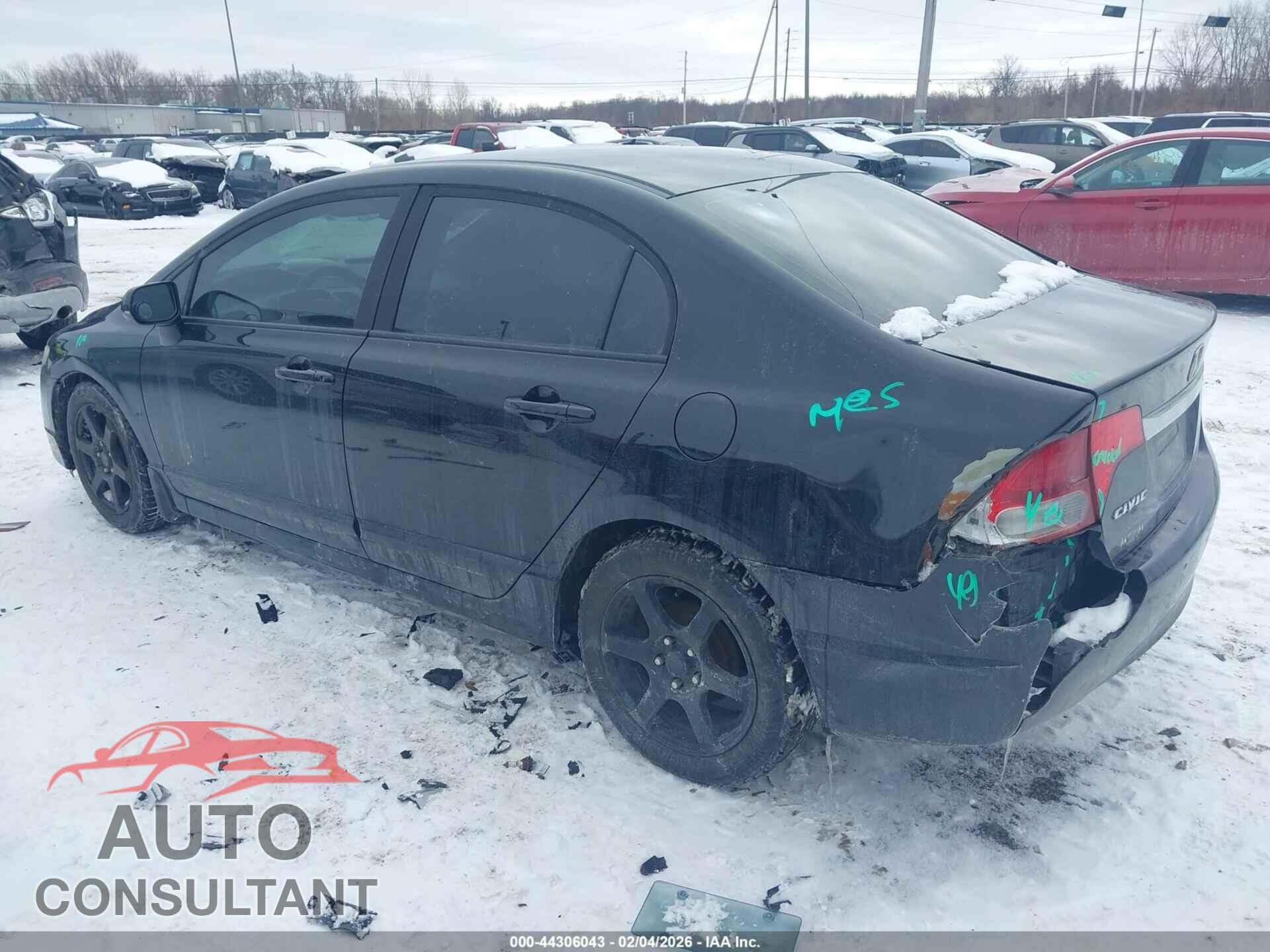 HONDA CIVIC 2011 - 19XFA1F50BE025894