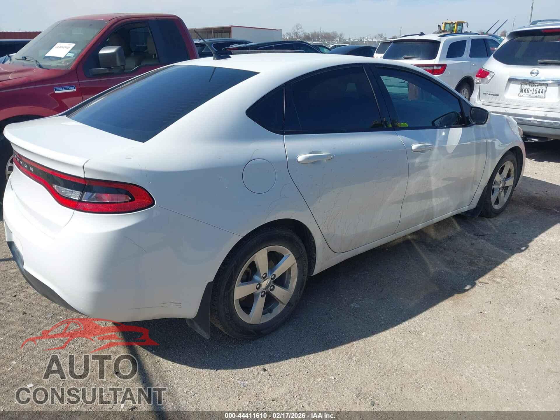 DODGE DART 2015 - 1C3CDFAA8FD403872
