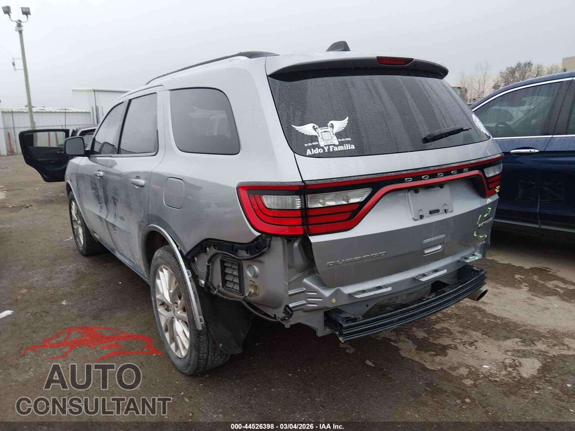 DODGE DURANGO 2016 - 1C4RDHDG5GC322420