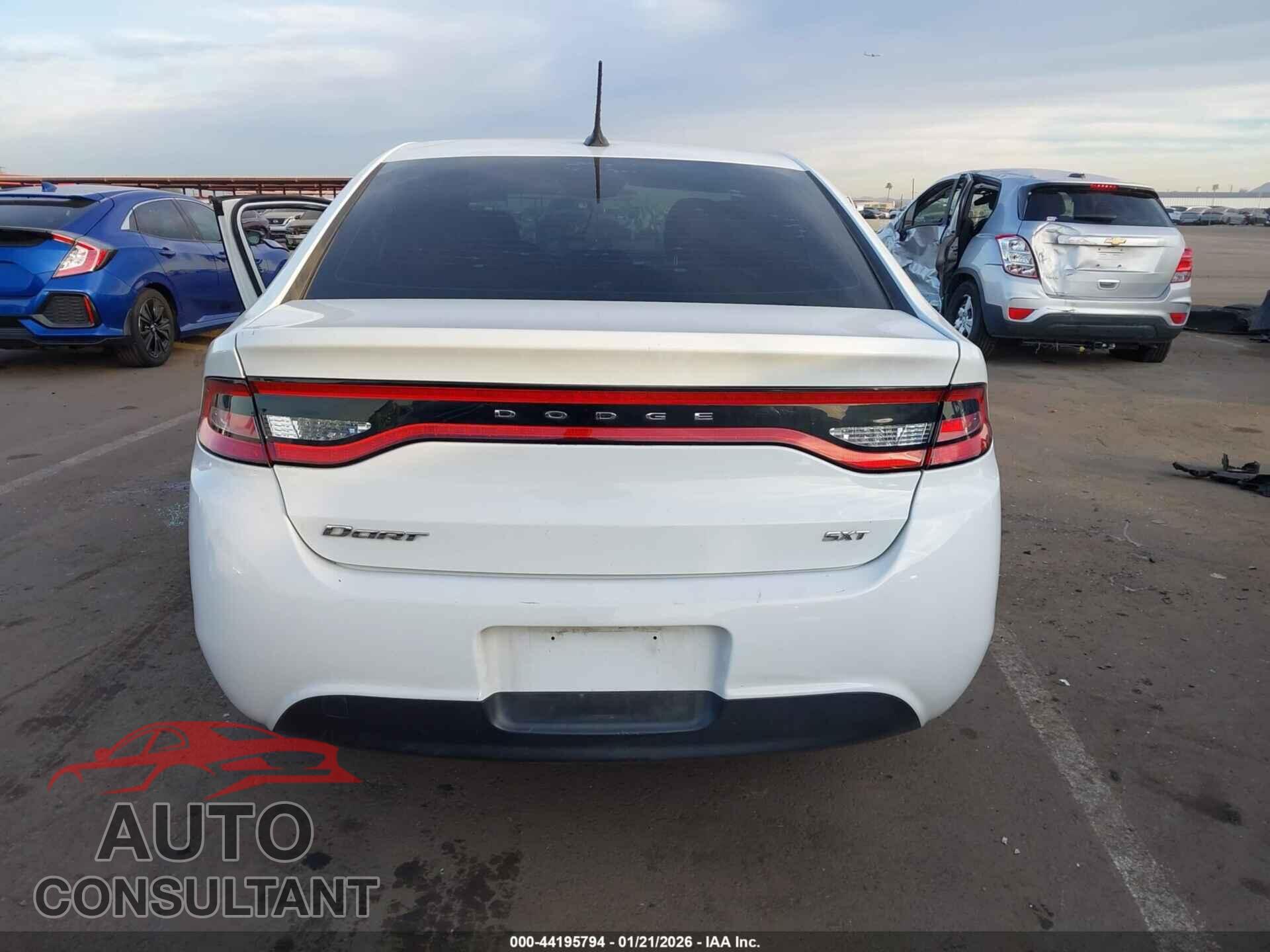 DODGE DART 2015 - 1C3CDFBB1FD314894