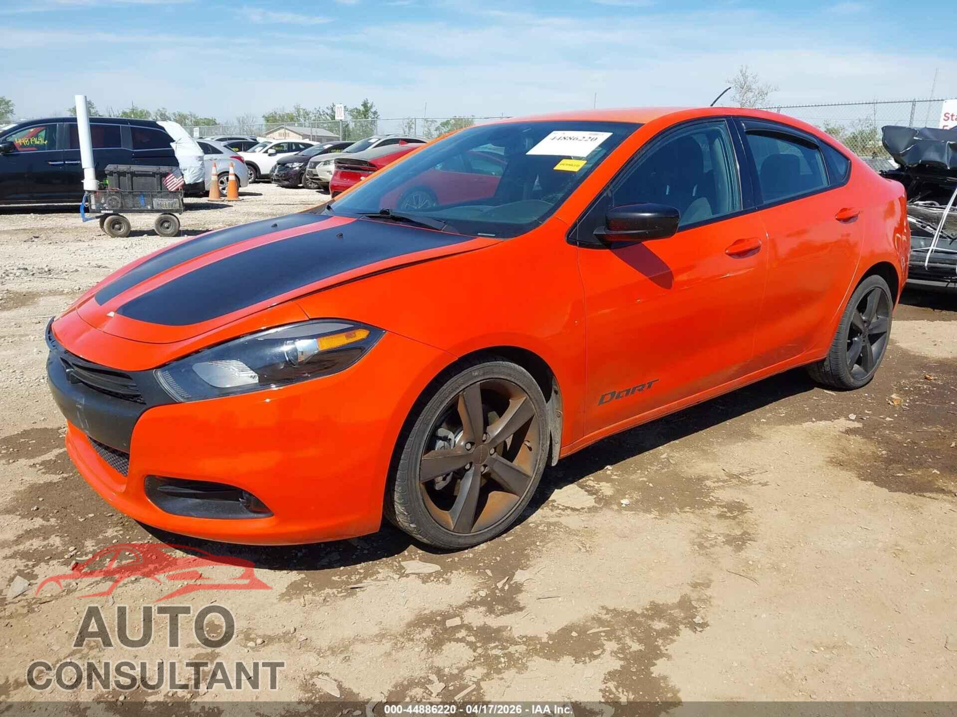 DODGE DART 2015 - 1C3CDFBBXFD237801