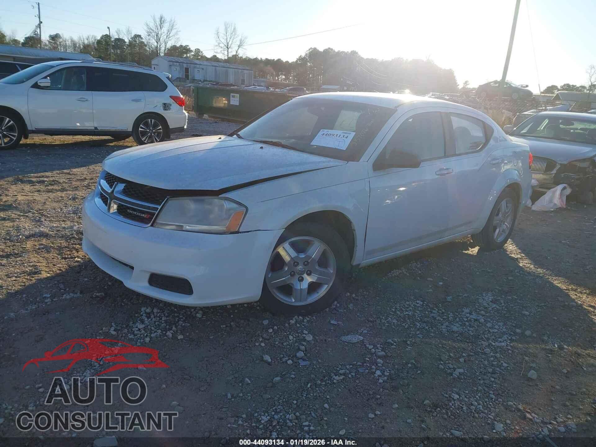 DODGE AVENGER 2013 - 1C3CDZAB5DN537076