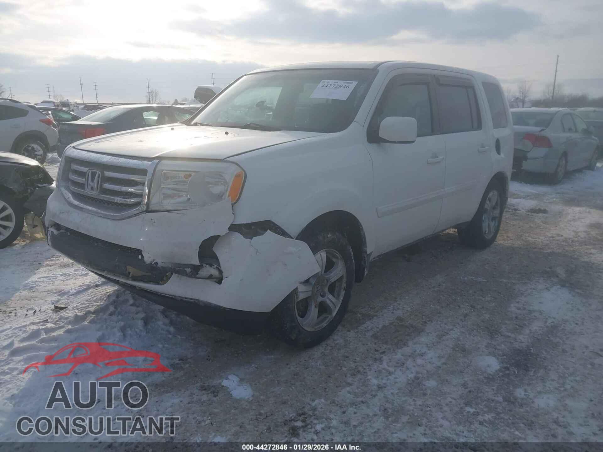 HONDA PILOT 2012 - 5FNYF4H42CB046368