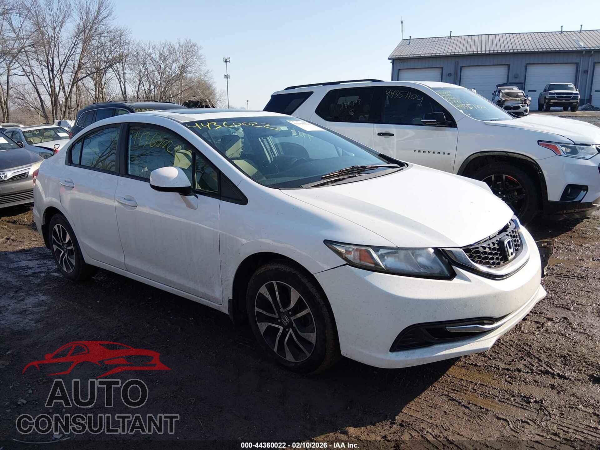 HONDA CIVIC 2013 - 19XFB2F85DE087050