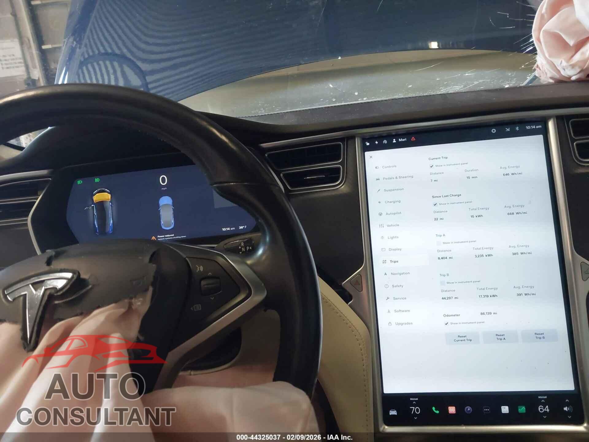 TESLA MODEL S 2017 - 5YJSA1E2XHF229479