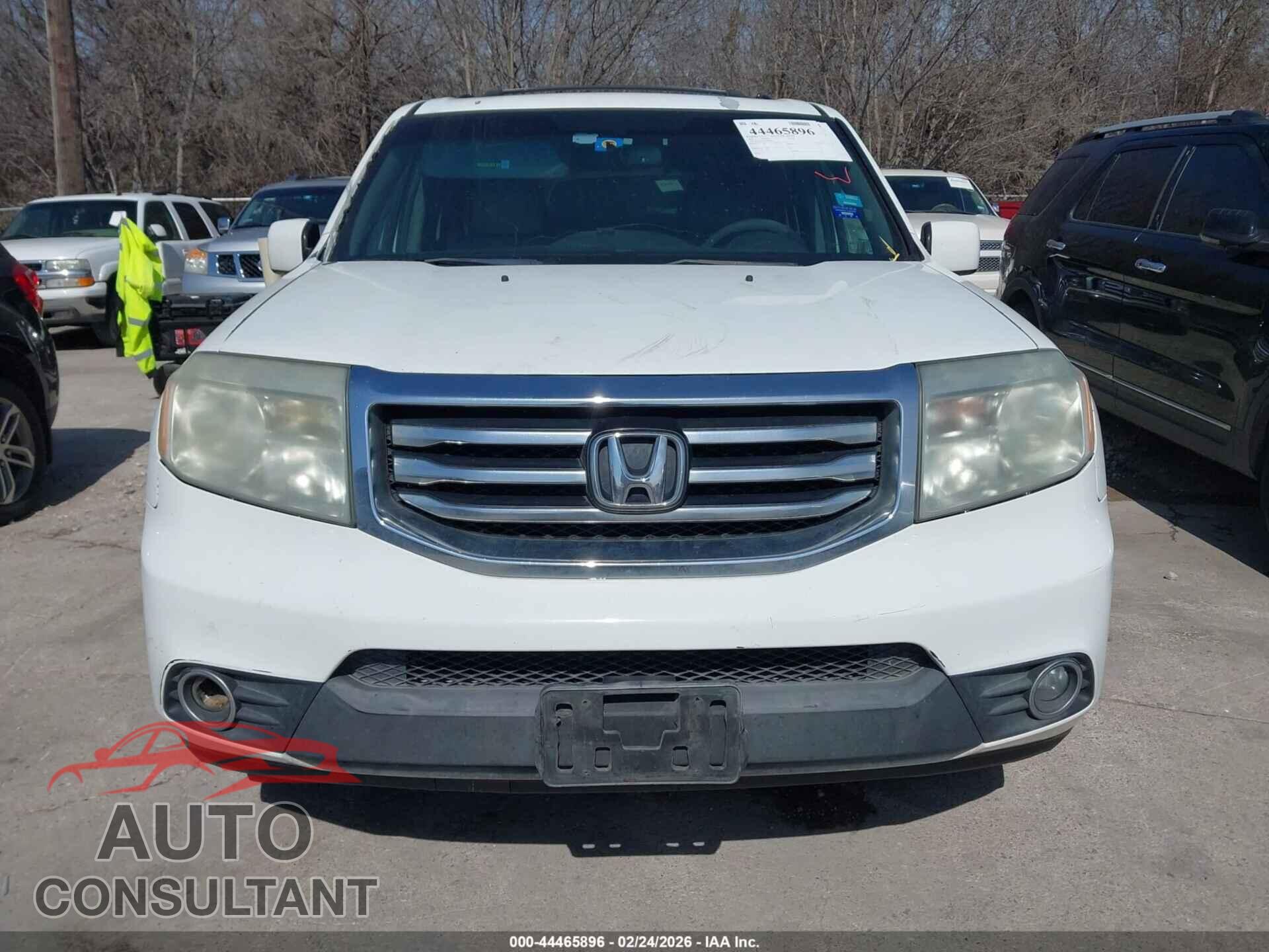 HONDA PILOT 2012 - 5FNYF3H66CB006208