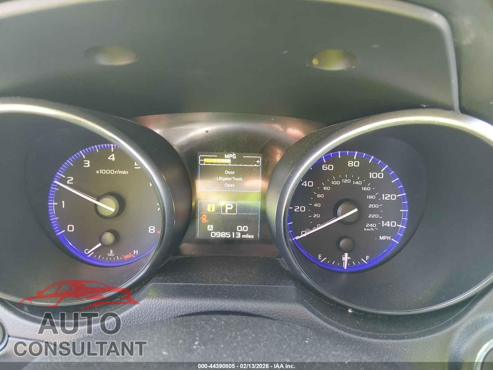 SUBARU OUTBACK 2015 - 4S4BSBLC3F3223138