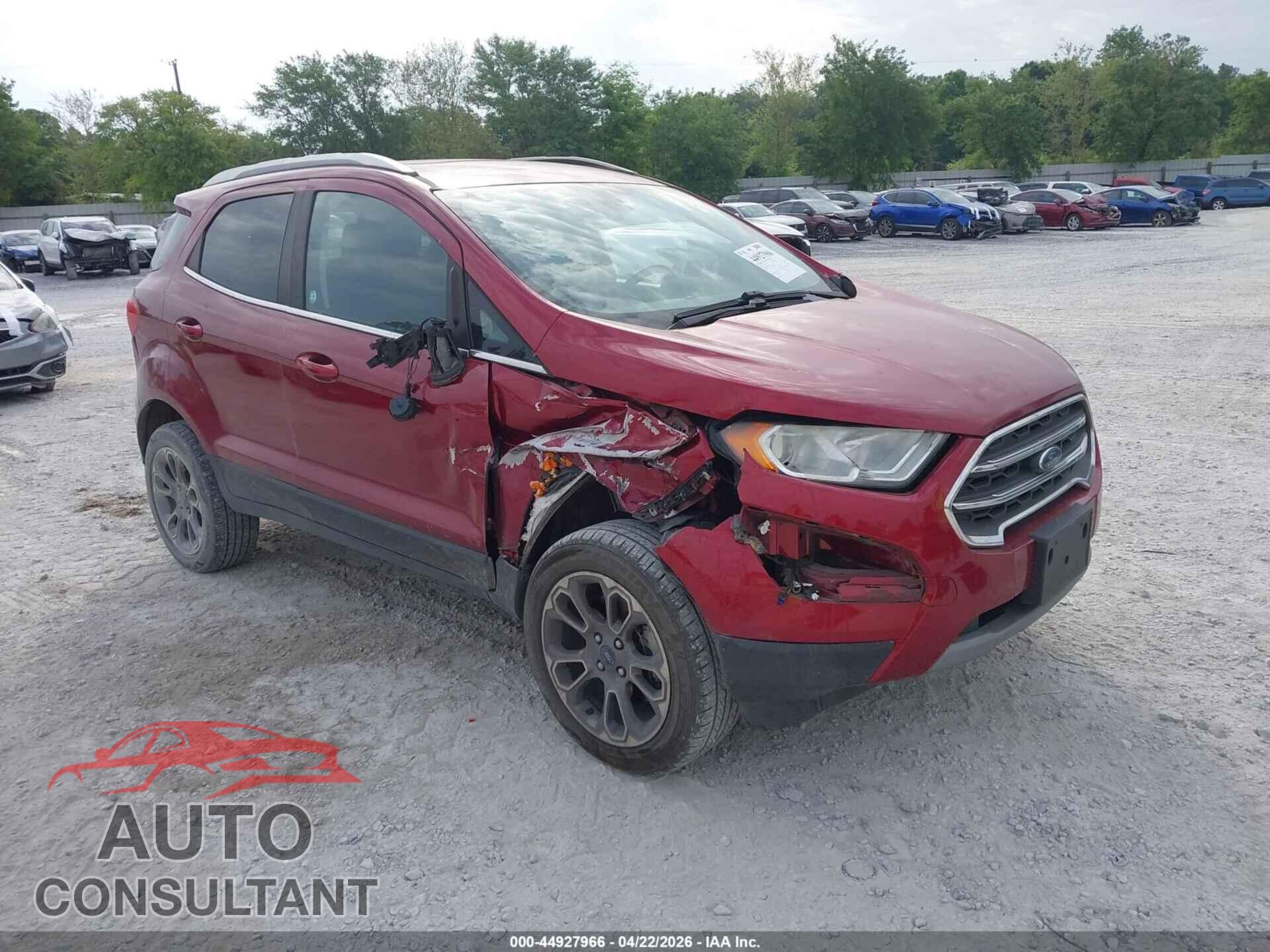 FORD ECOSPORT 2019 - MAJ6S3KL0KC279650