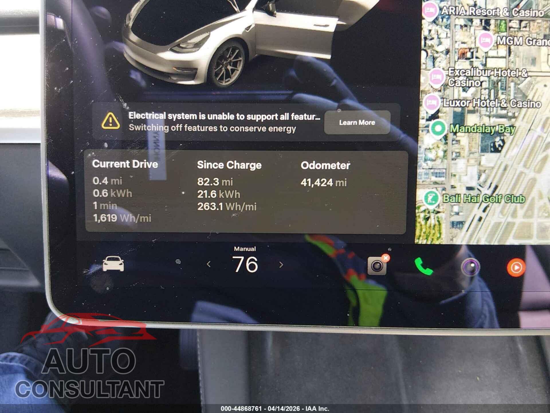 TESLA MODEL 3 2021 - 5YJ3E1EA4MF075667