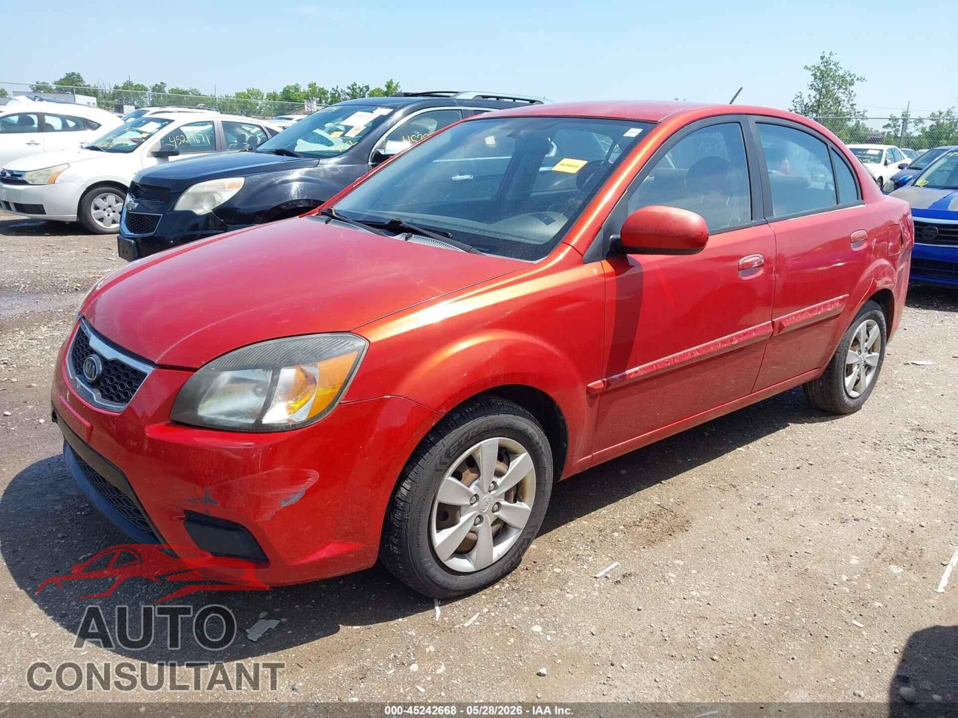 KIA RIO 2011 - KNADH4A30B6955873