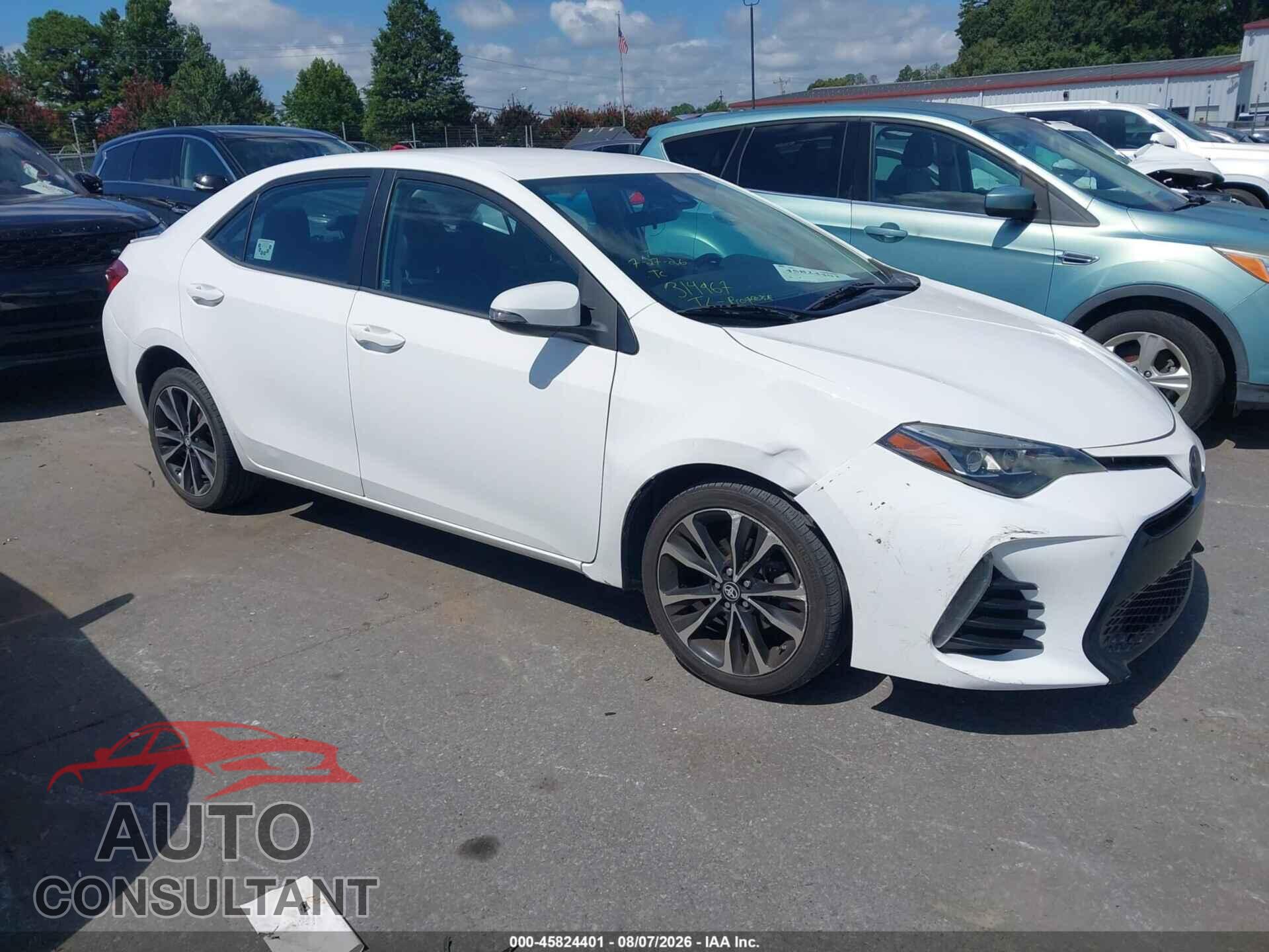 TOYOTA COROLLA 2017 - 2T1BURHE2HC828392