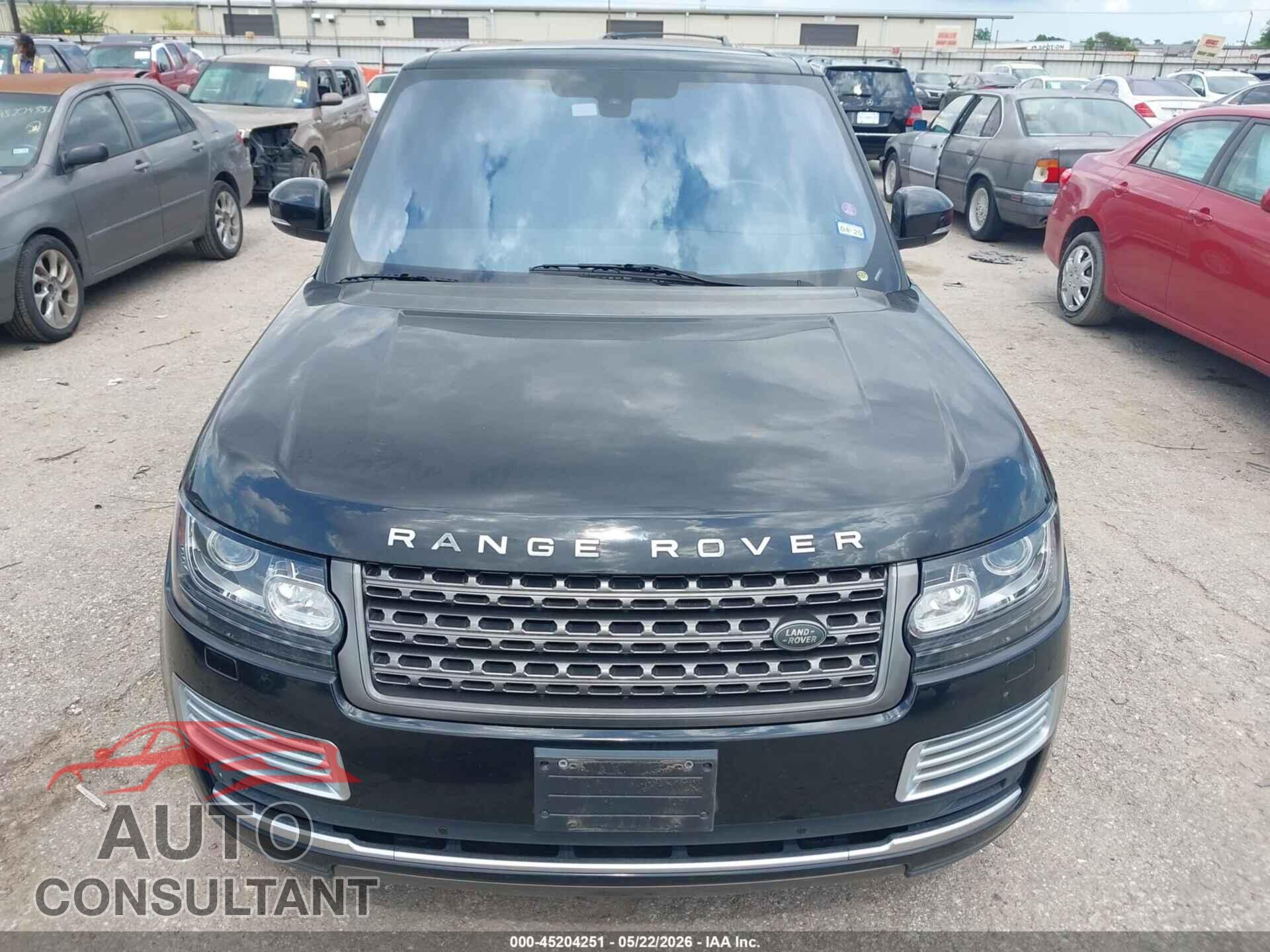 LAND ROVER RANGE ROVER 2016 - SALGR2KF4GA309727