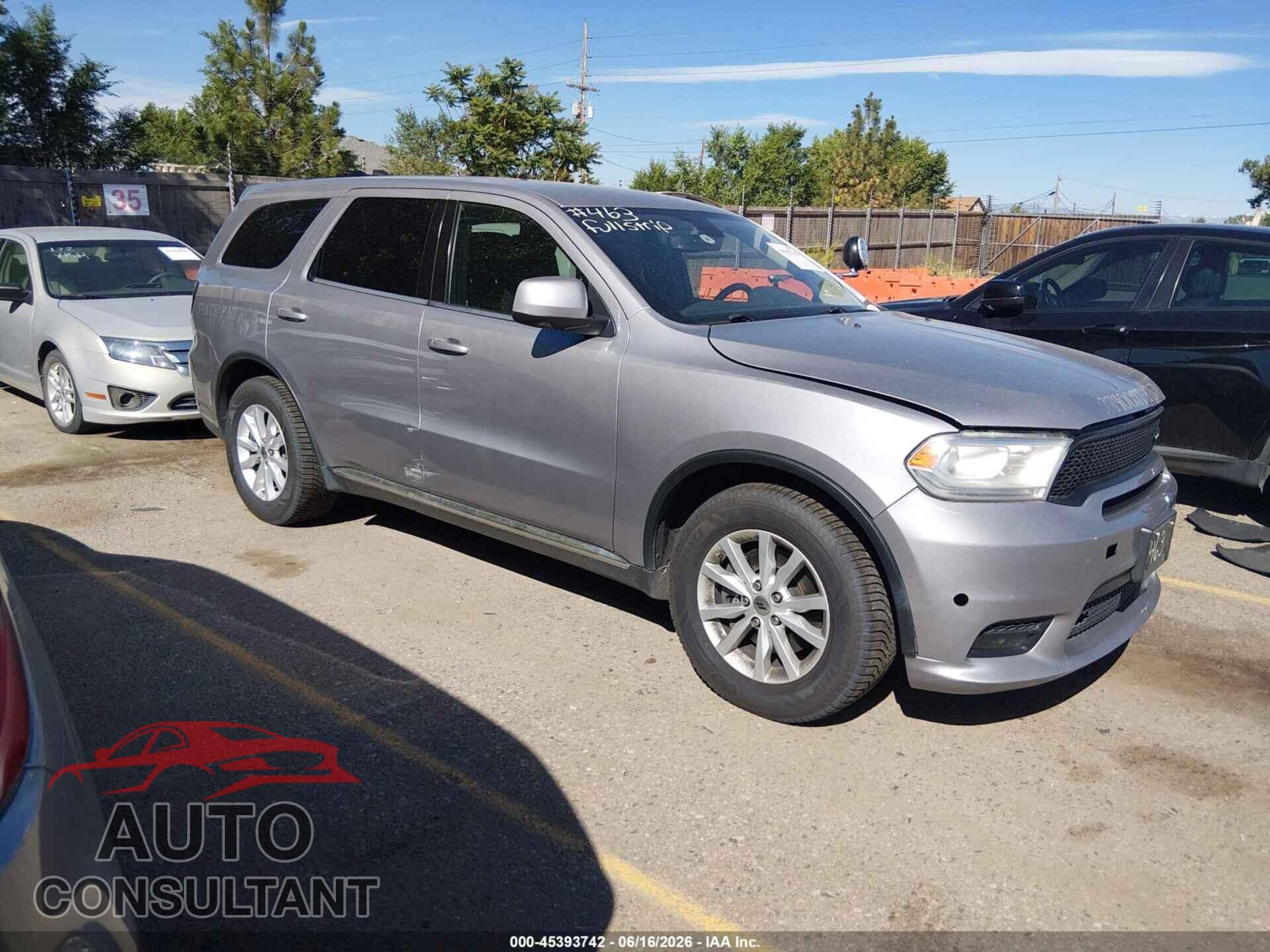 DODGE DURANGO 2020 - 1C4SDJFT8LC346031