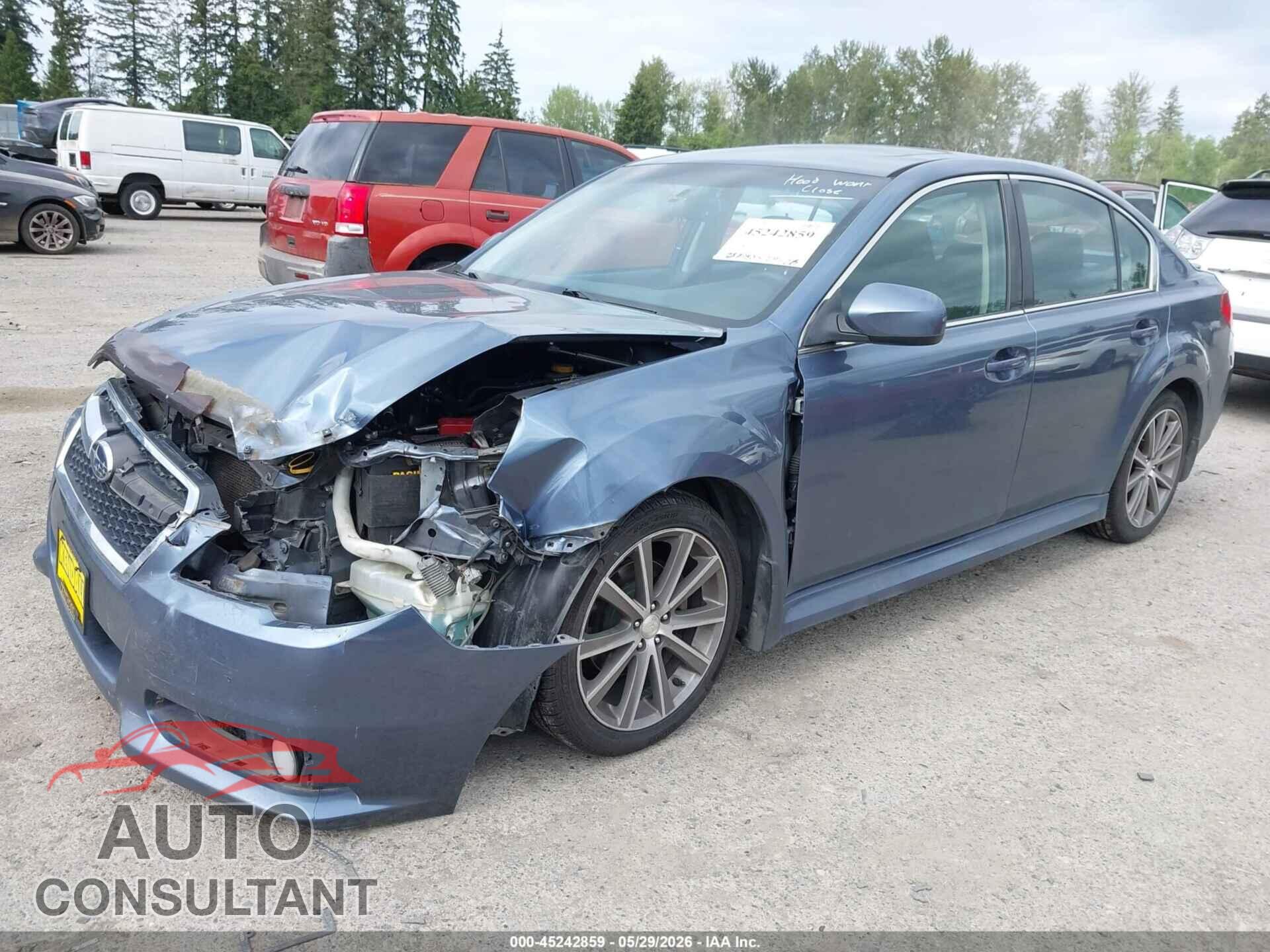 SUBARU LEGACY 2013 - 4S3BMBG64D3042646
