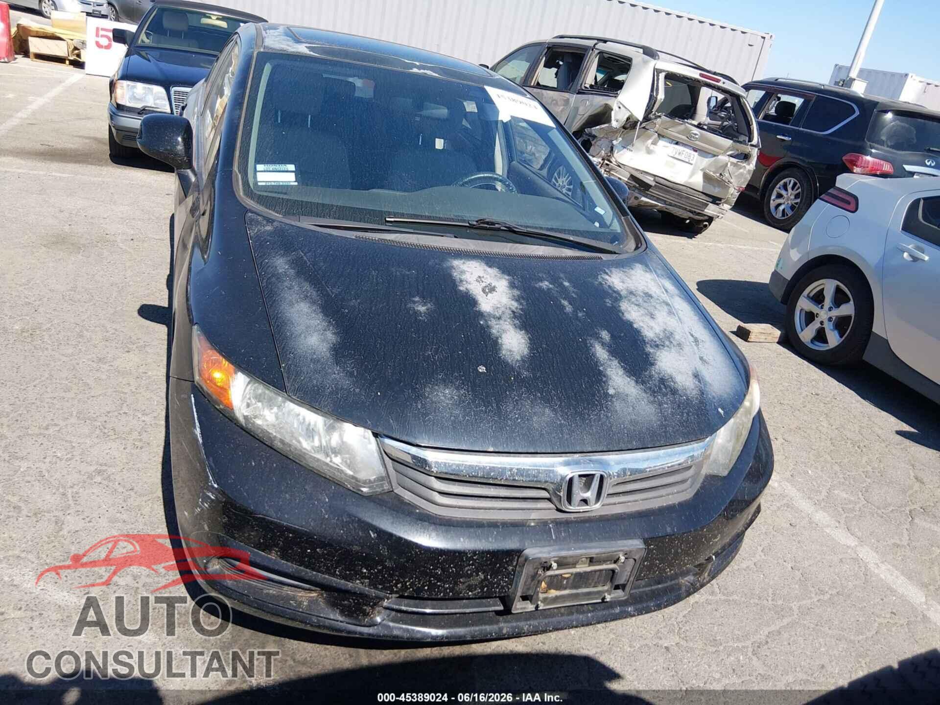 HONDA CIVIC 2012 - 2HGFB2F97CH565725