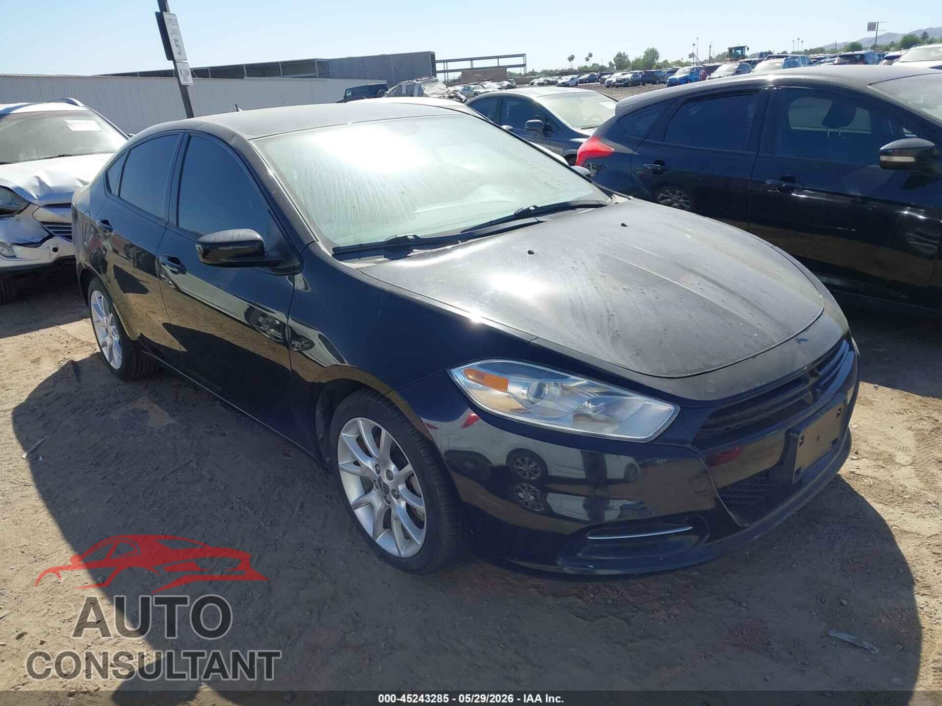 DODGE DART 2013 - 1C3CDFBH2DD155398