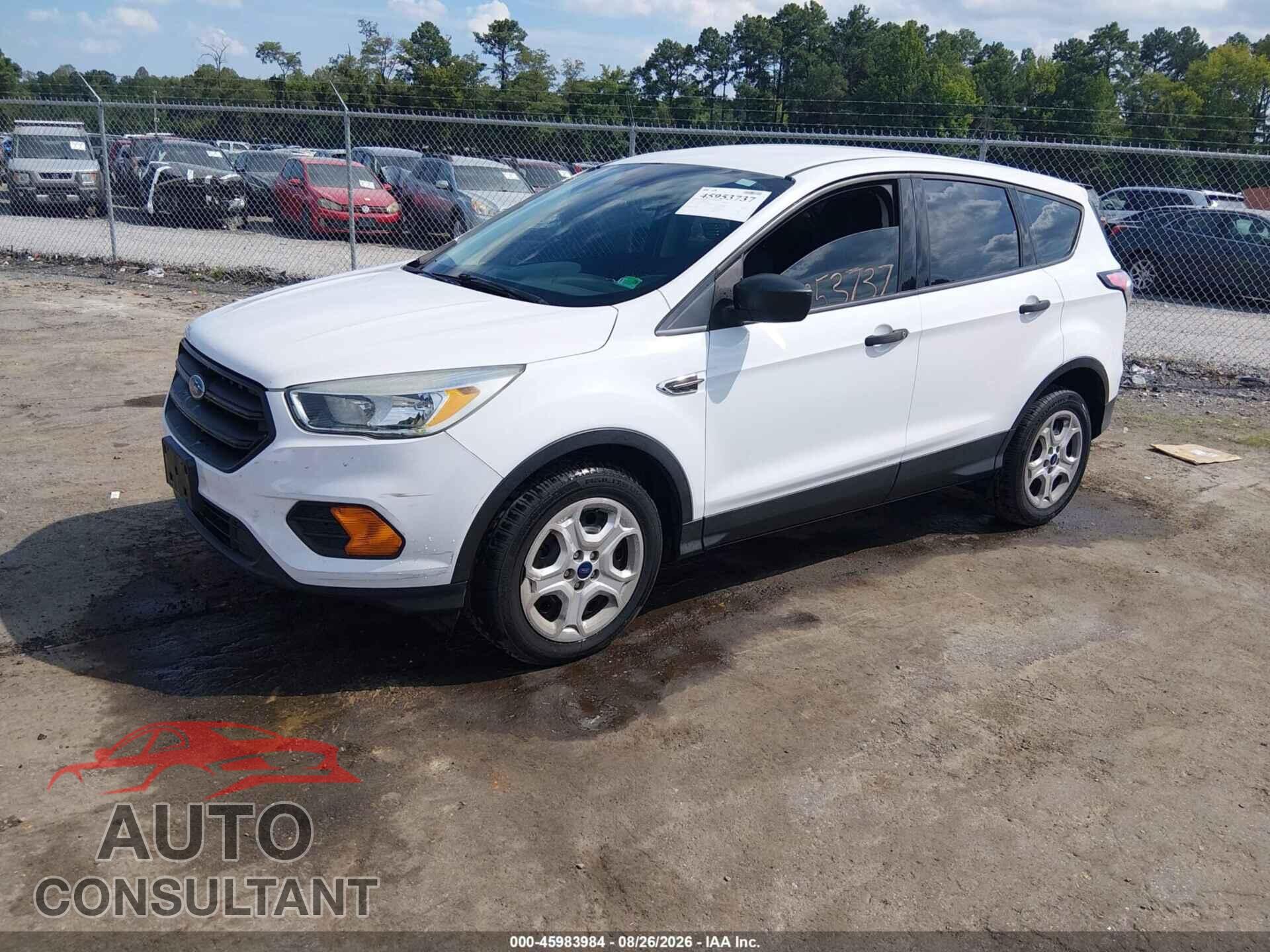 FORD ESCAPE 2017 - 1FMCU0F75HUB74667