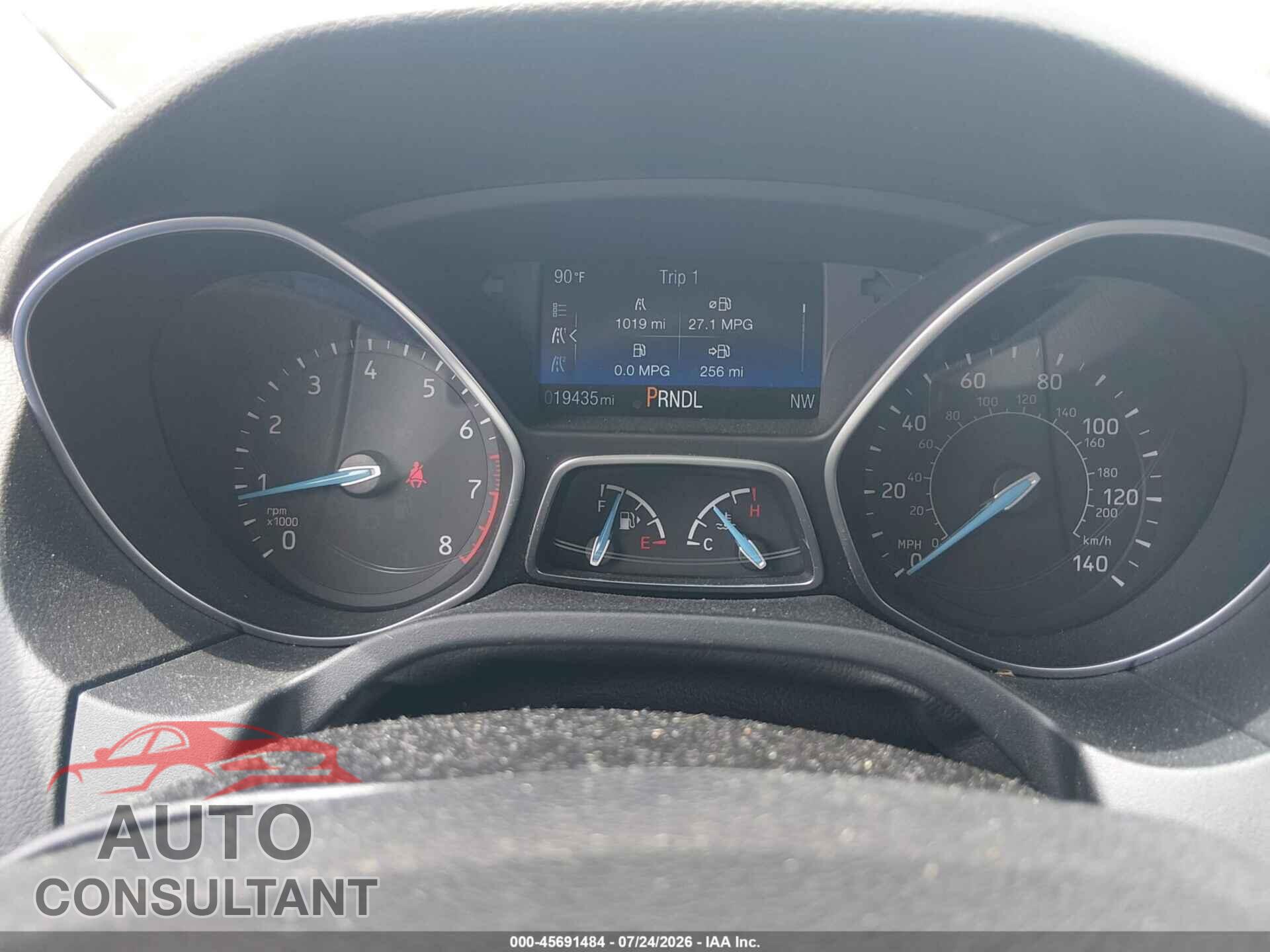 FORD FOCUS 2017 - 1FADP3F23HL300672