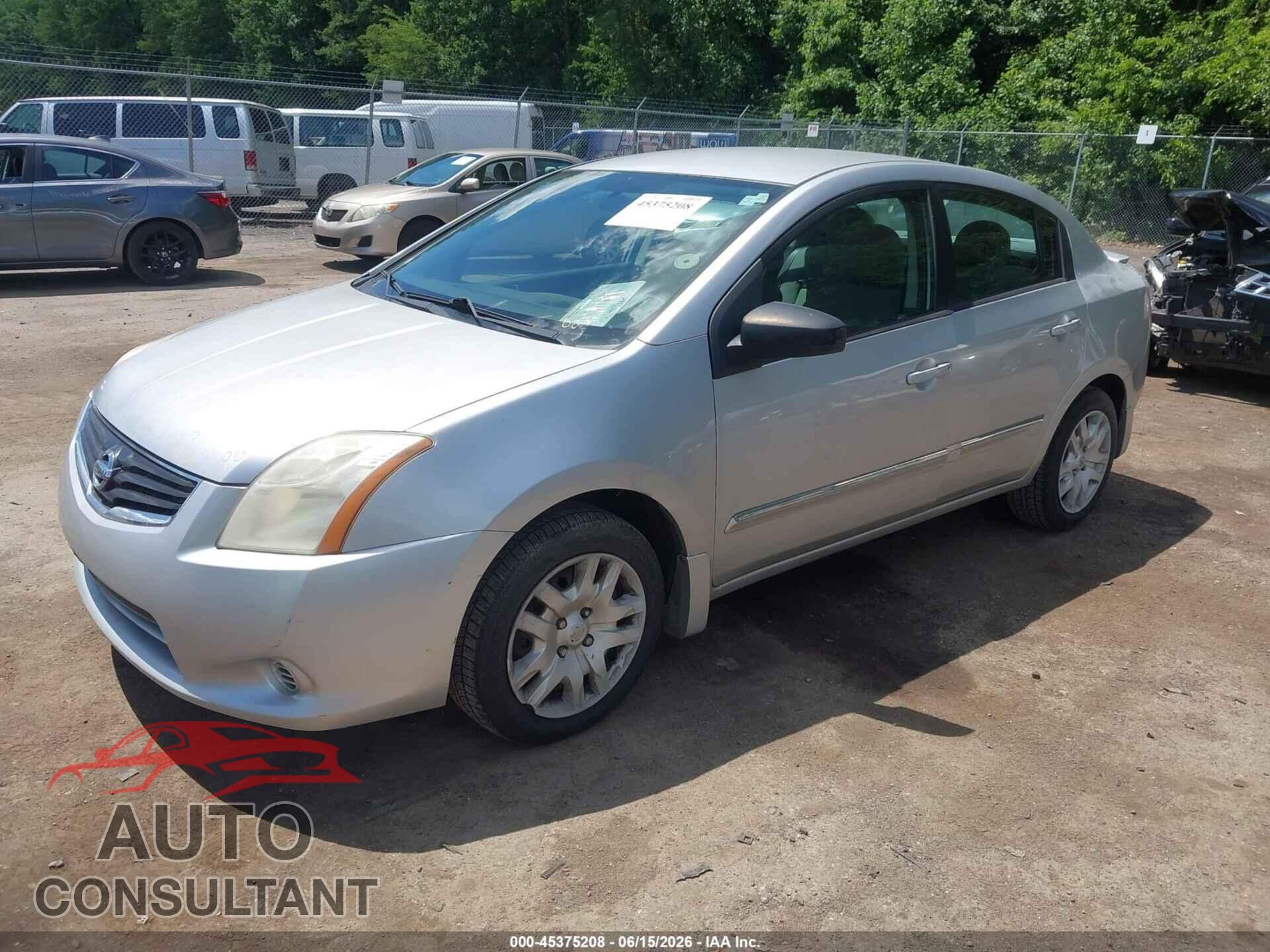 NISSAN SENTRA 2012 - 3N1AB6AP1CL674813
