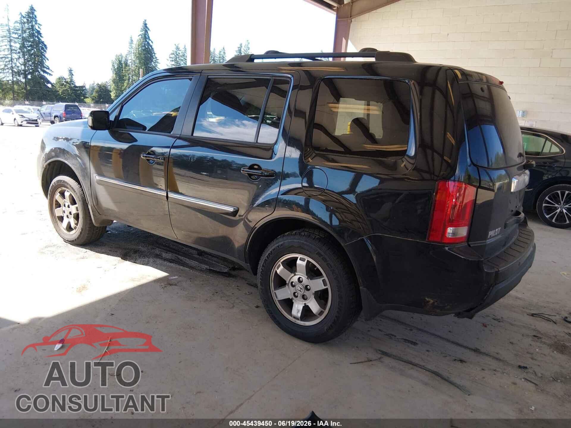 HONDA PILOT 2010 - 5FNYF4H92AB014352