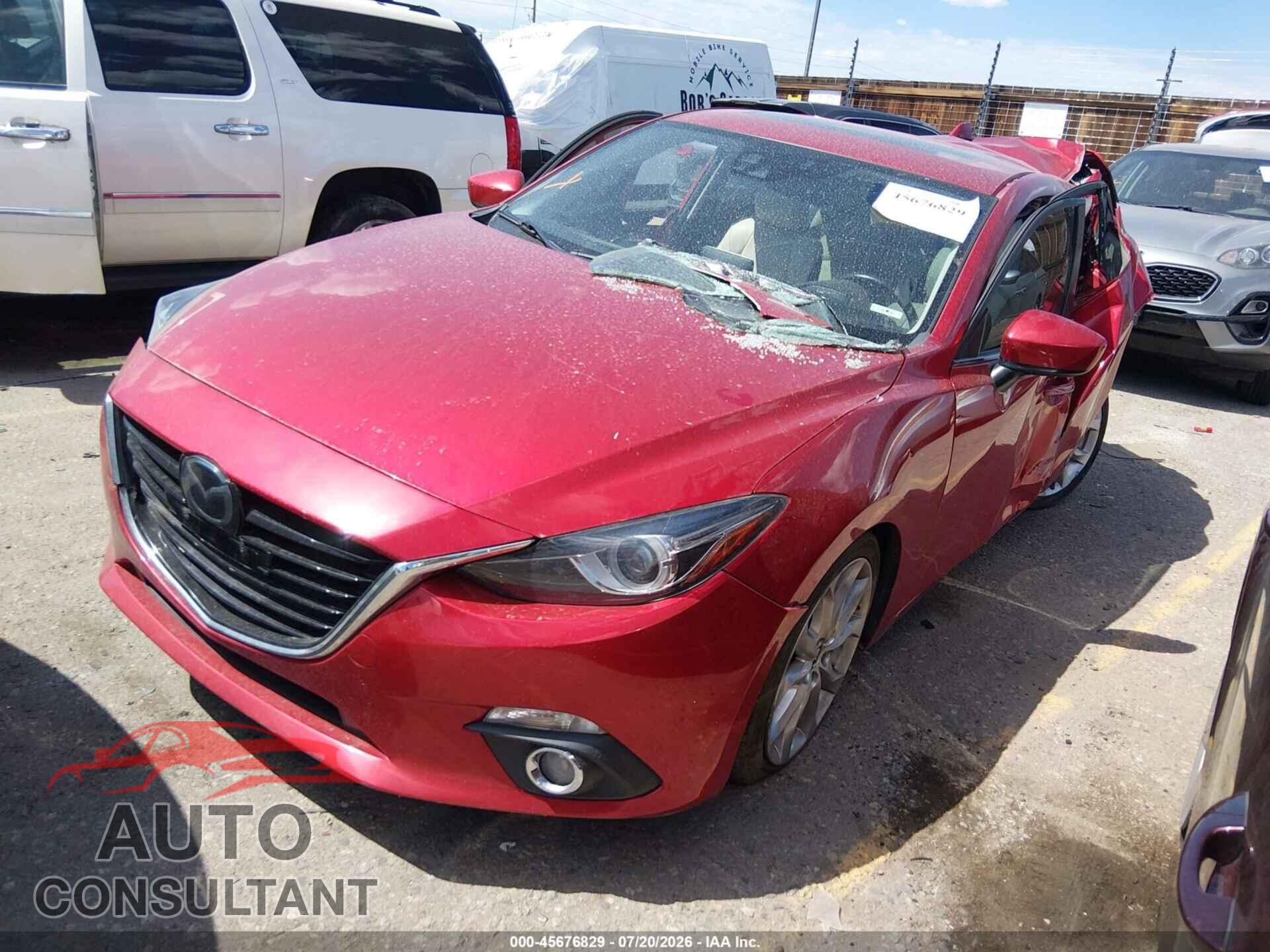 MAZDA MAZDA3 2015 - JM1BM1M38F1232954