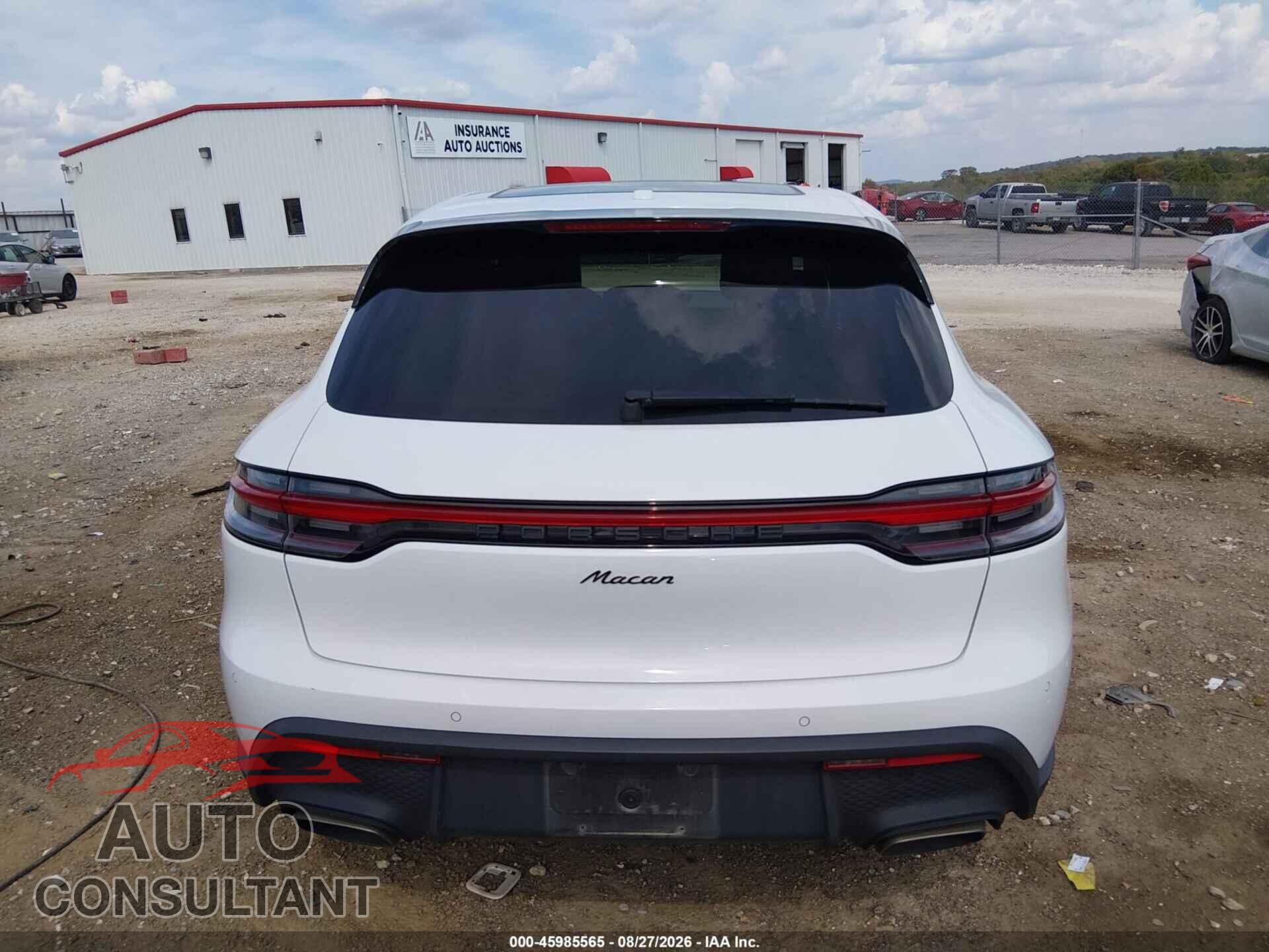 PORSCHE MACAN 2022 - WP1AA2A53NLB04378