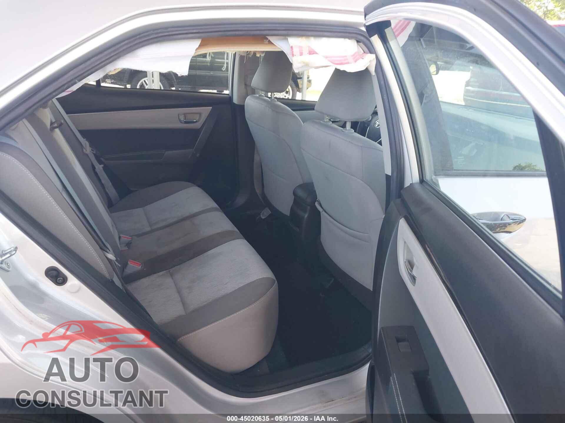 TOYOTA COROLLA 2017 - 2T1BURHE1HC830425
