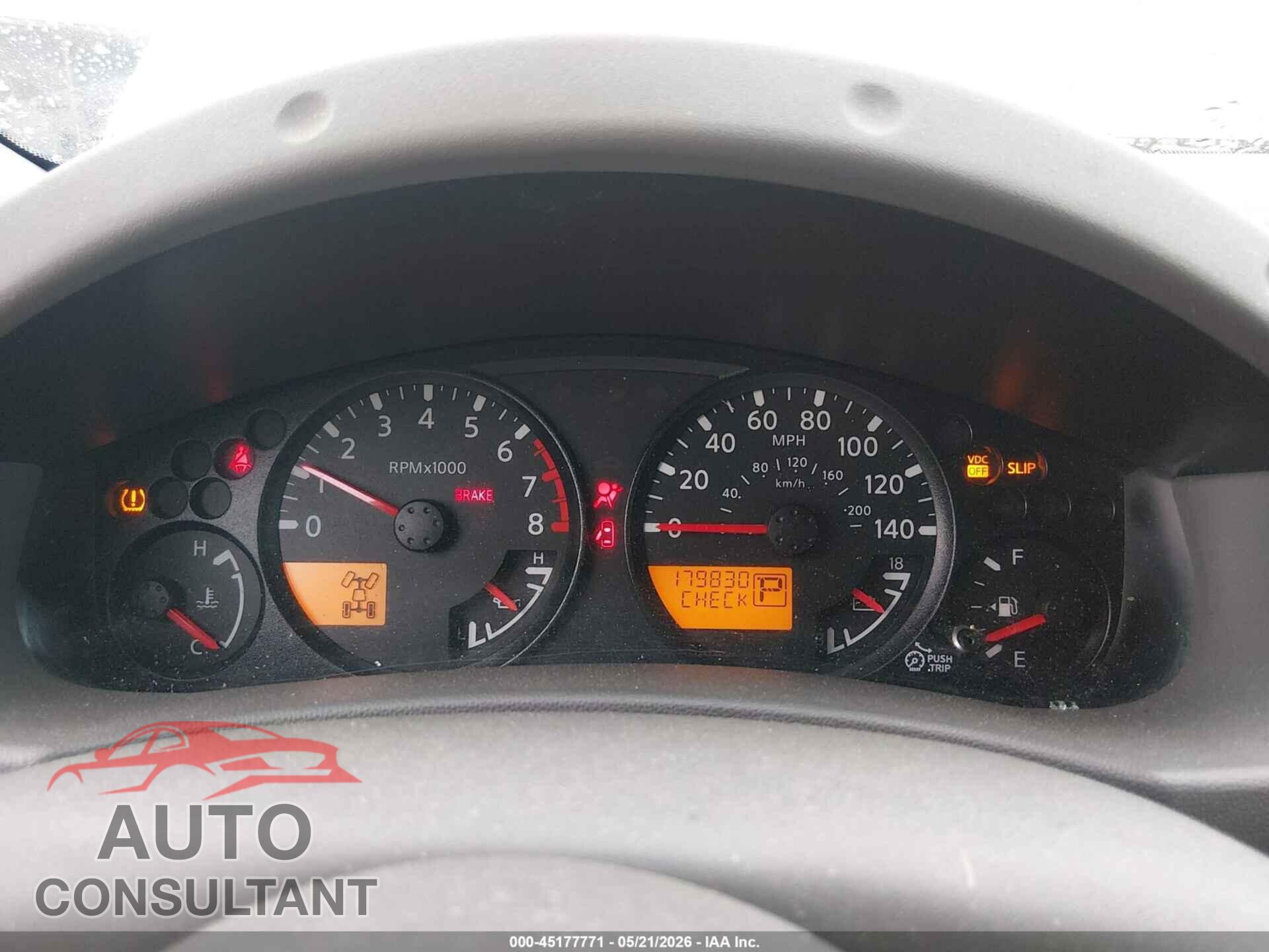 NISSAN FRONTIER 2011 - 1N6AD0EV8BC401498