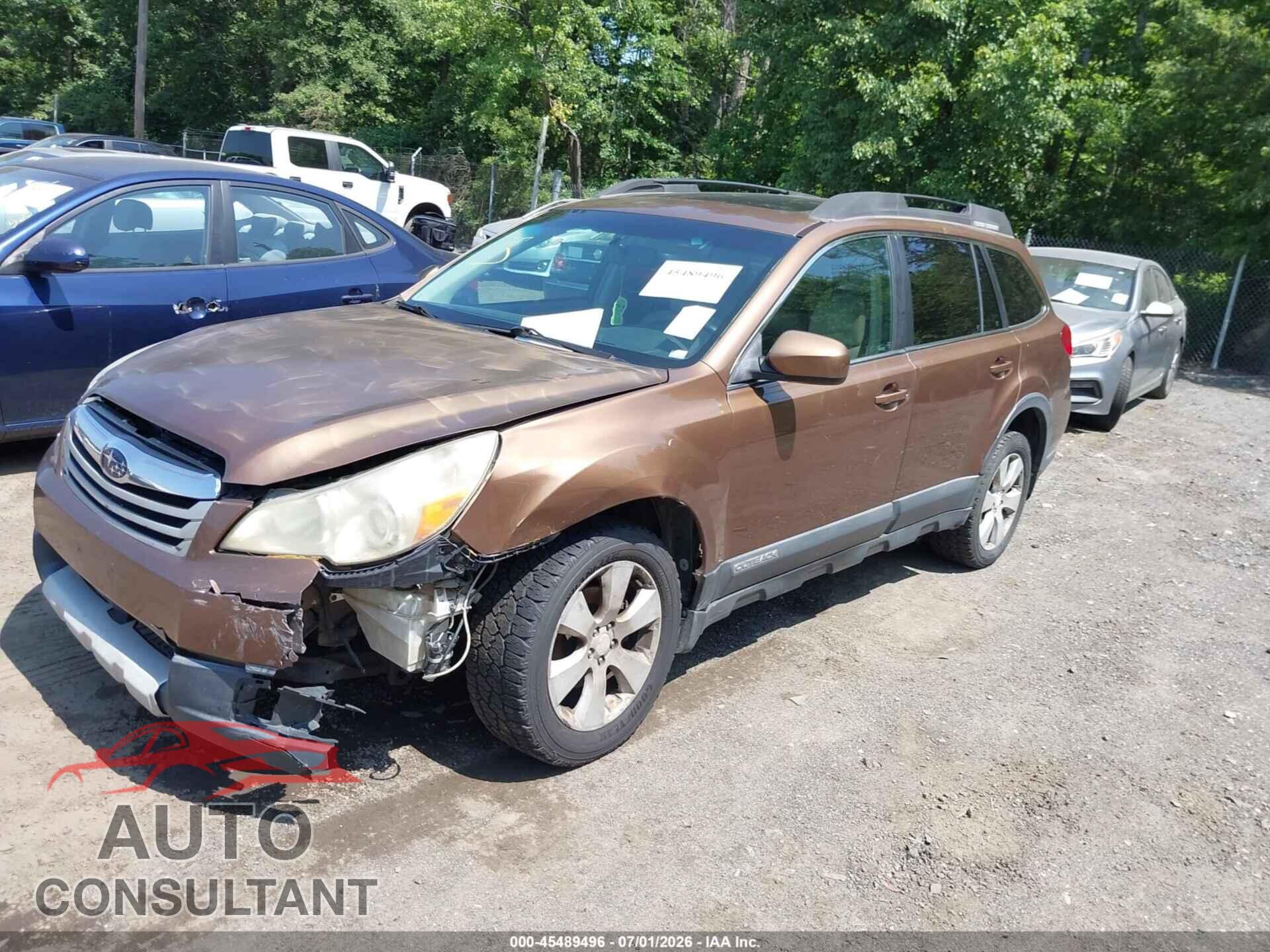 SUBARU OUTBACK 2011 - 4S4BRBKC8B3315210