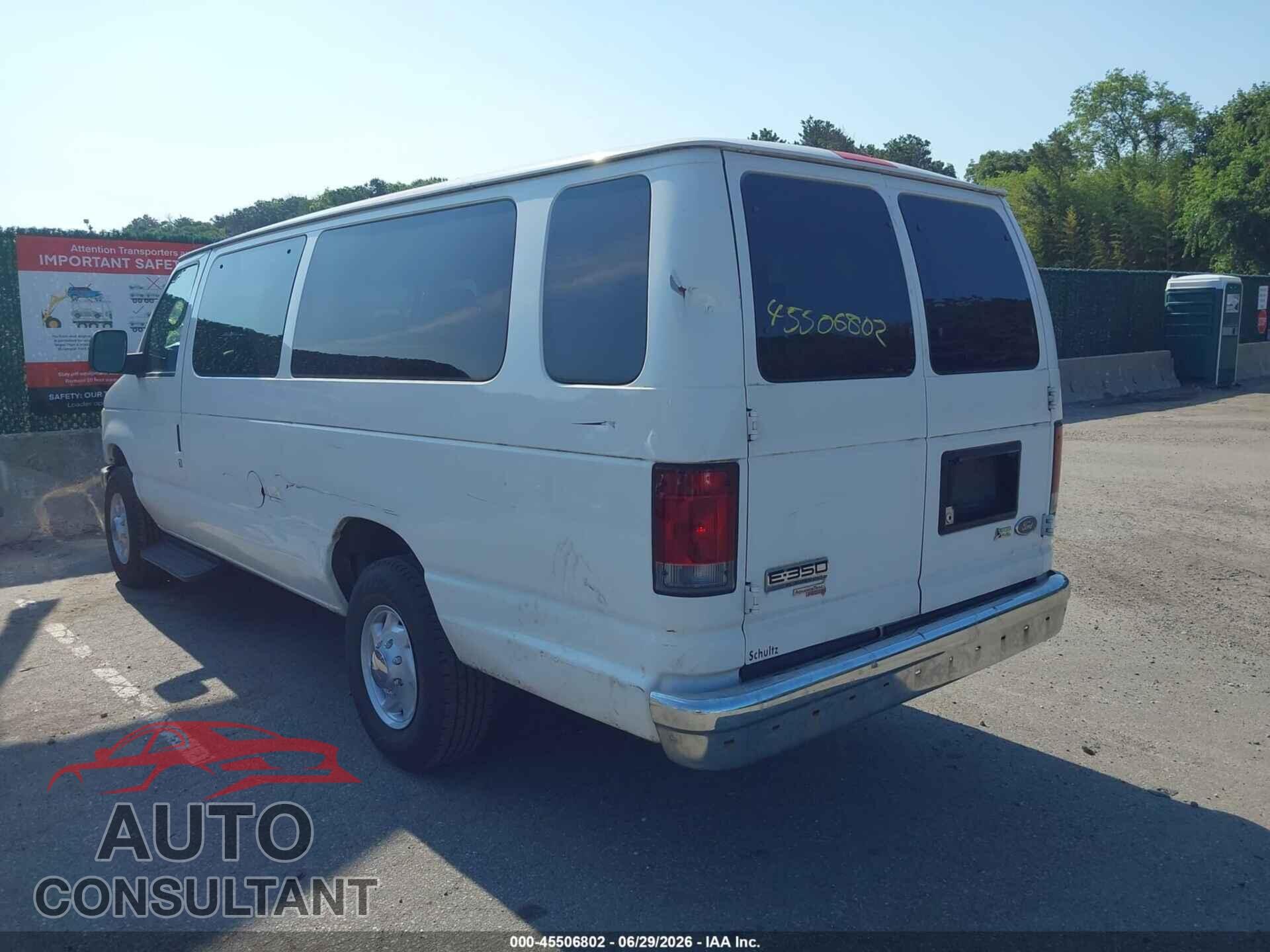FORD E-350 SUPER DUTY 2012 - 1FBSS3BL2CDA93486
