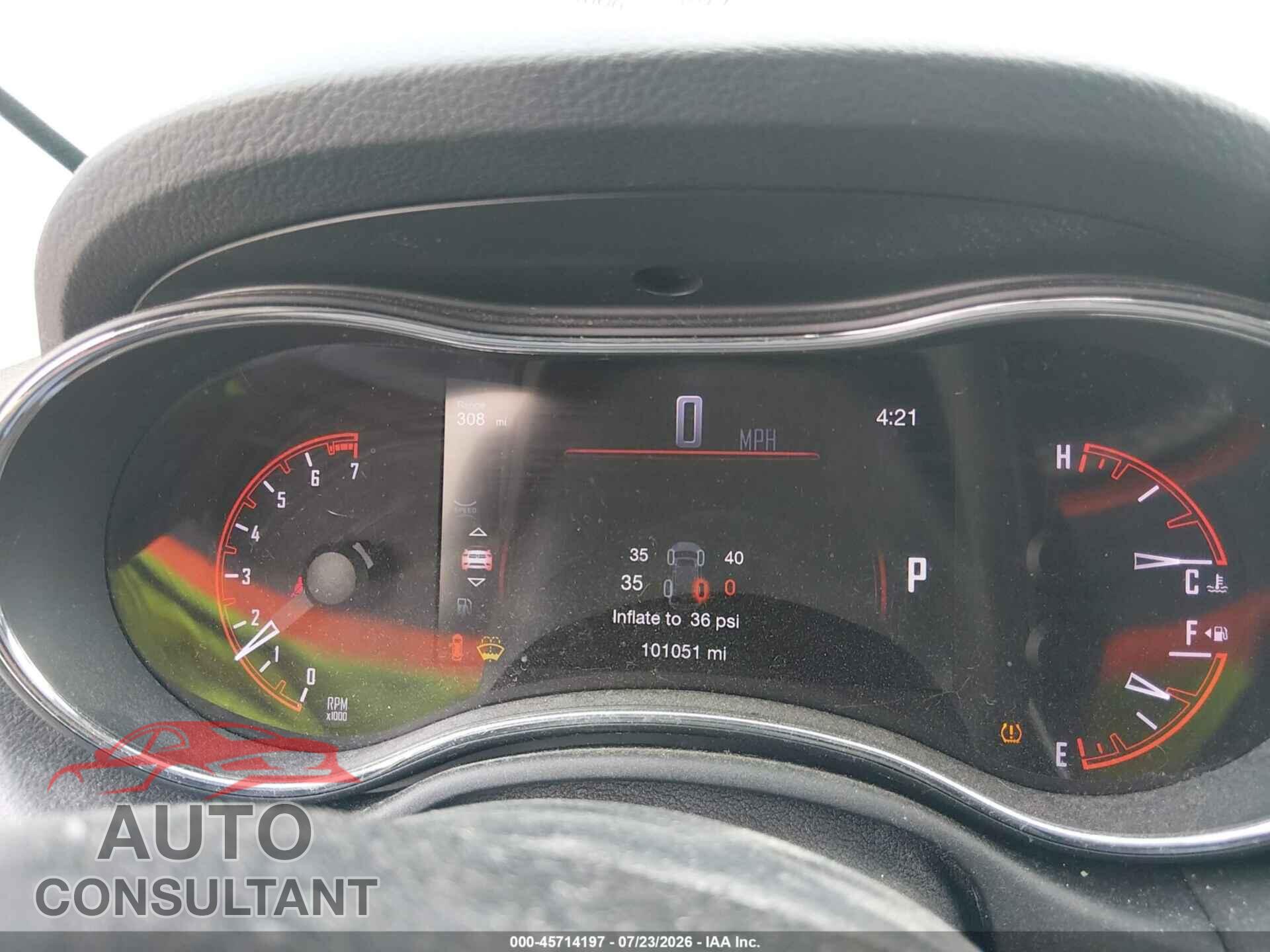 DODGE DURANGO 2017 - 1C4RDJEG8HC697421