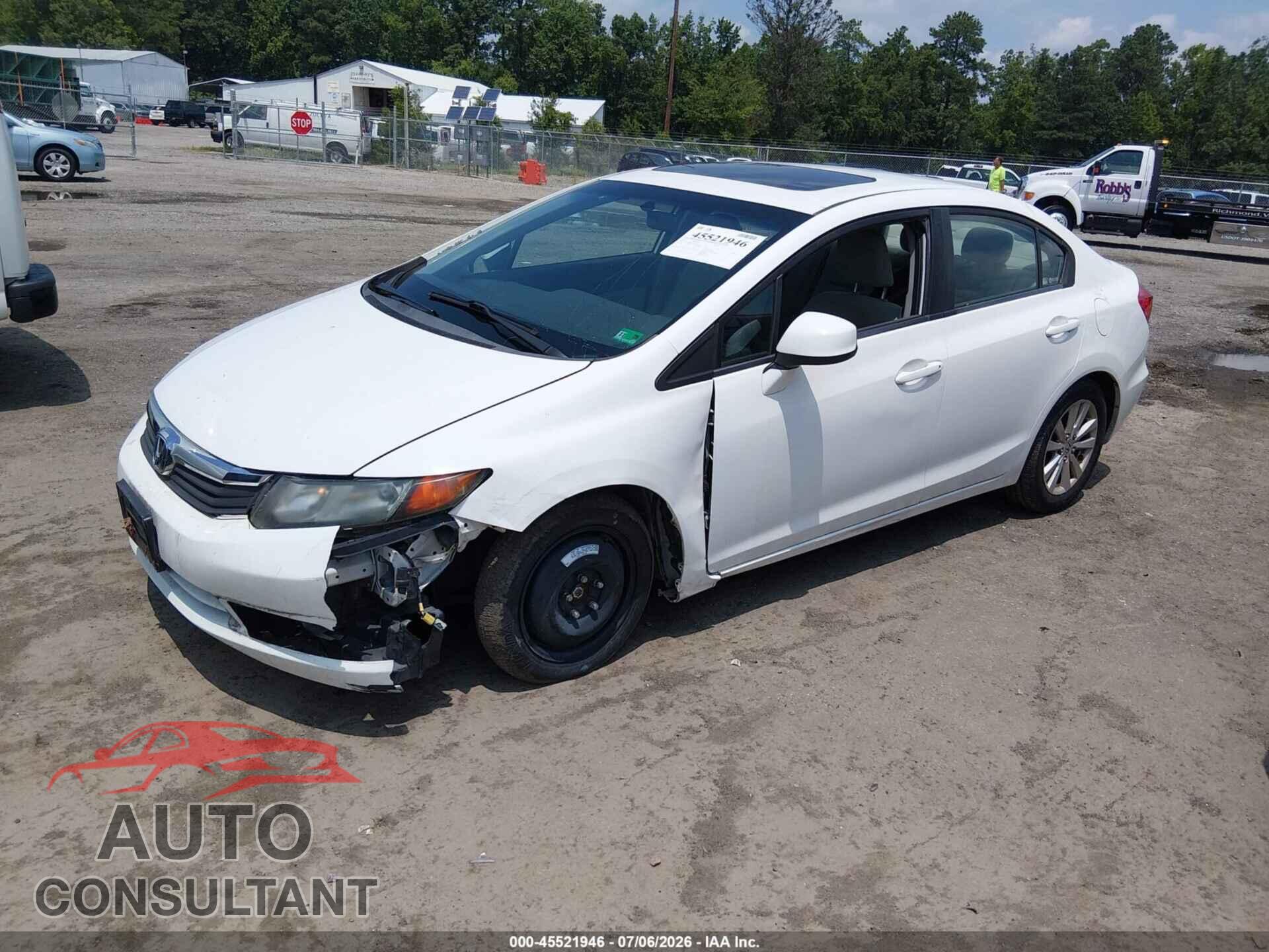 HONDA CIVIC 2012 - 19XFB2F80CE057064