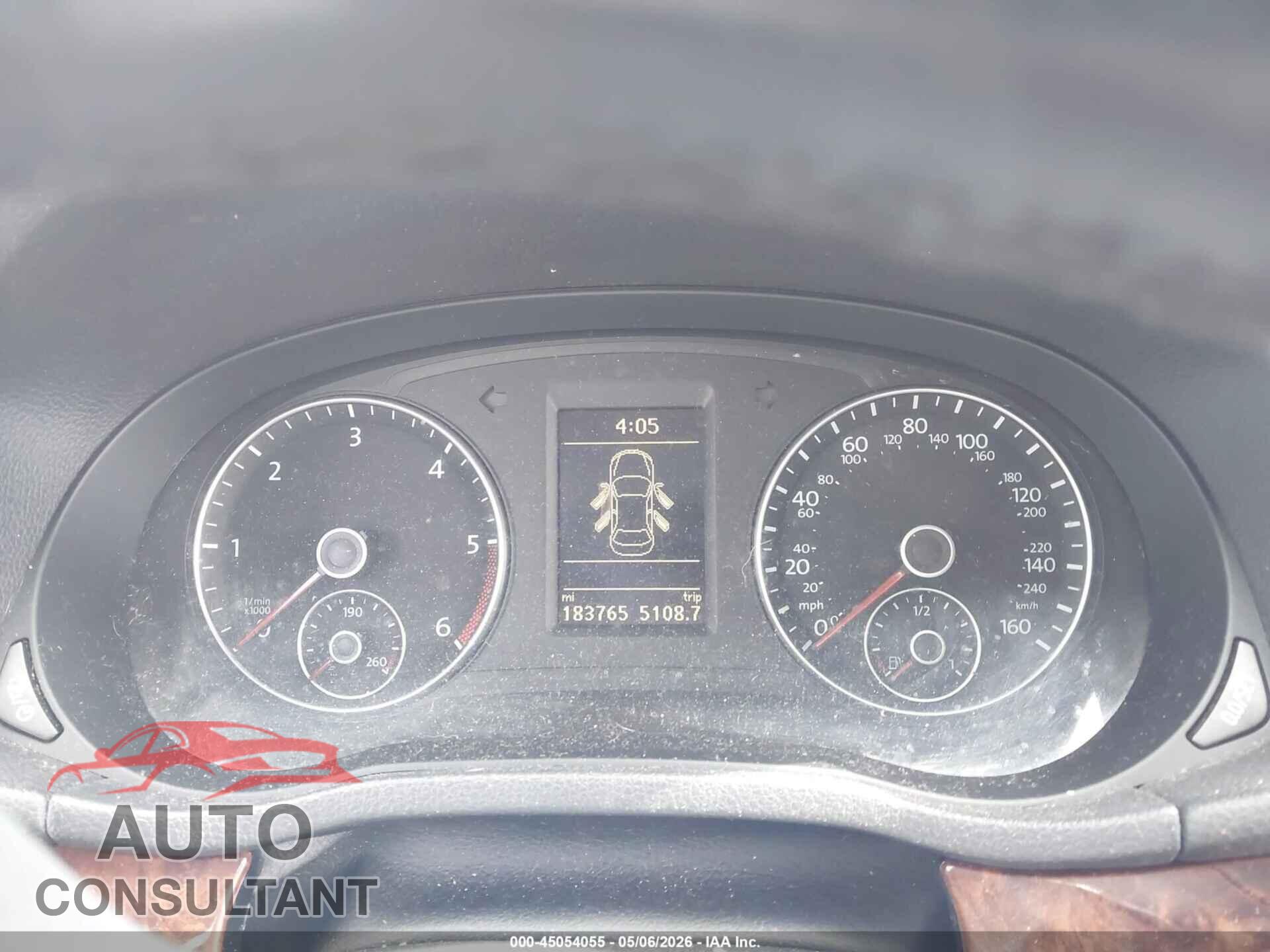 VOLKSWAGEN PASSAT 2013 - 1VWCN7A31DC108564