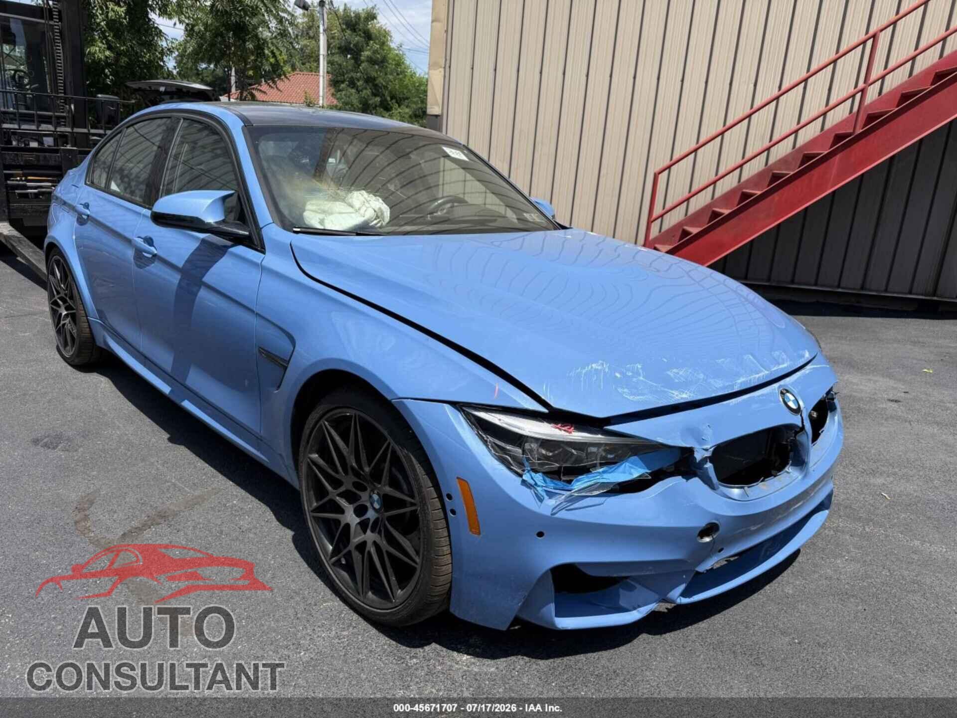 BMW M3 2018 - WBS8M9C50J5L01125