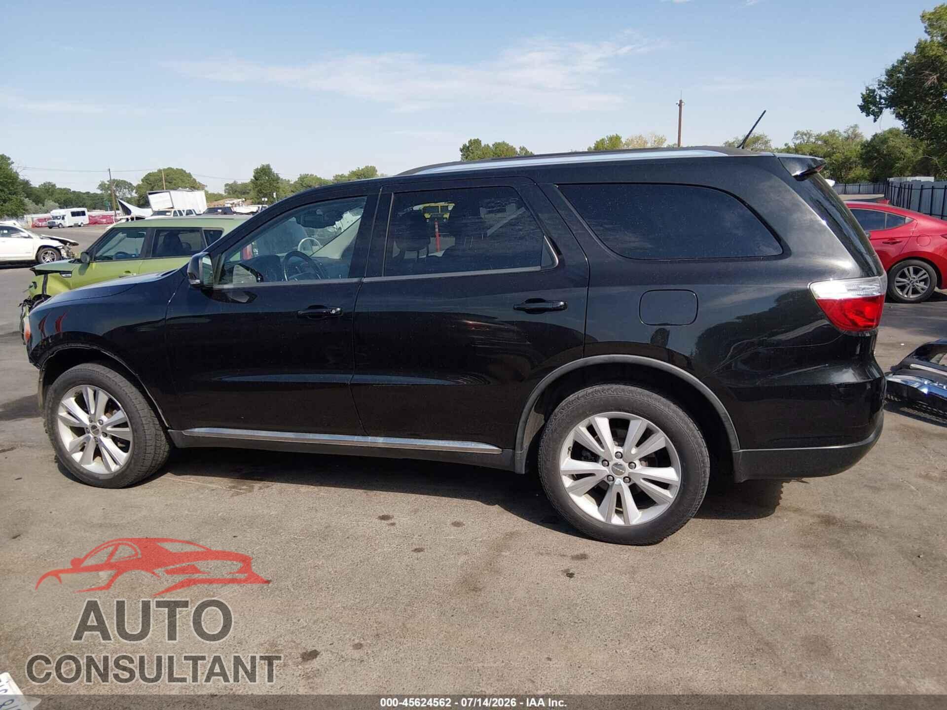 DODGE DURANGO 2012 - 1C4RDJDG6CC169127