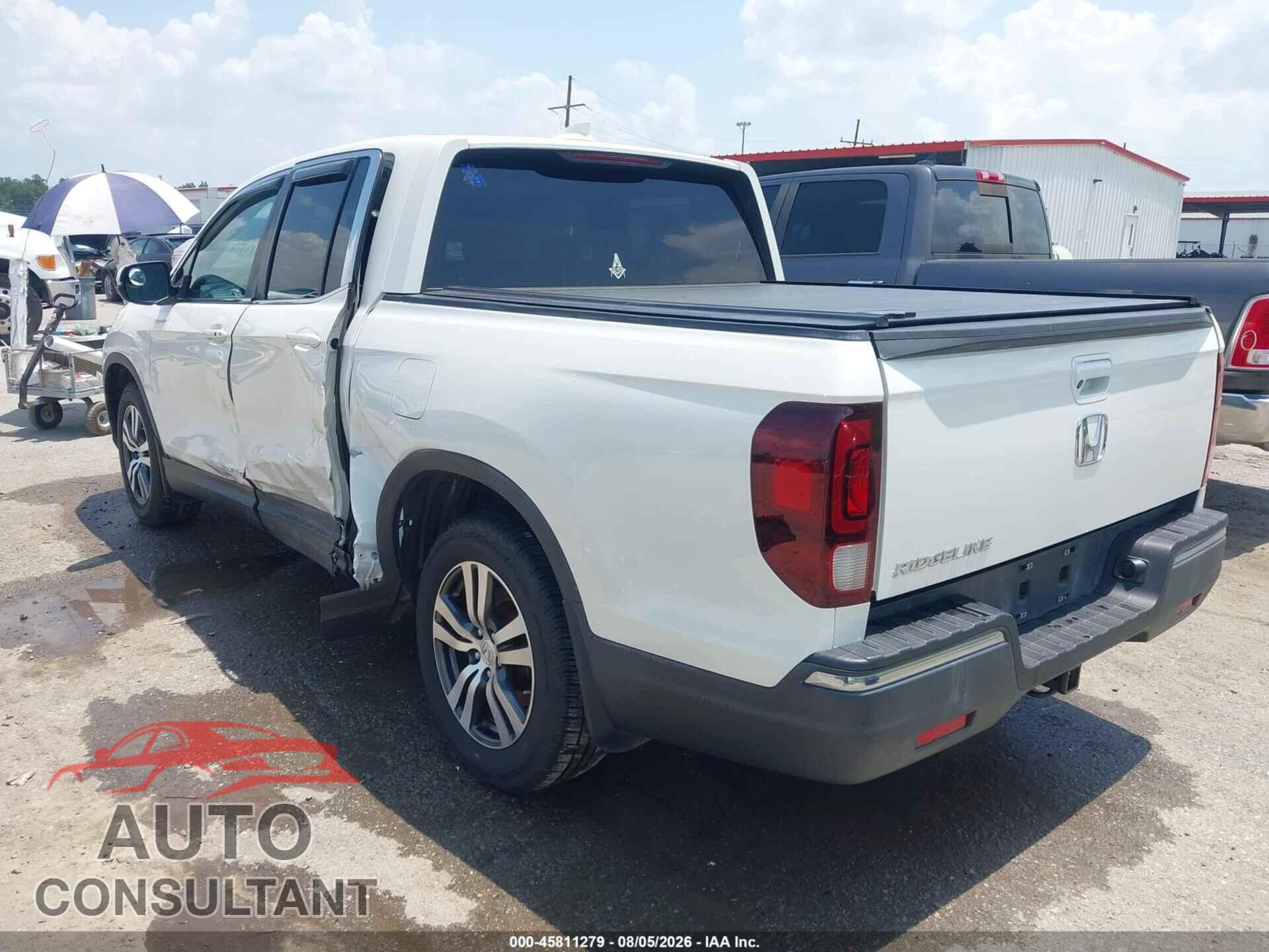 HONDA RIDGELINE 2017 - 5FPYK2F49HB010324