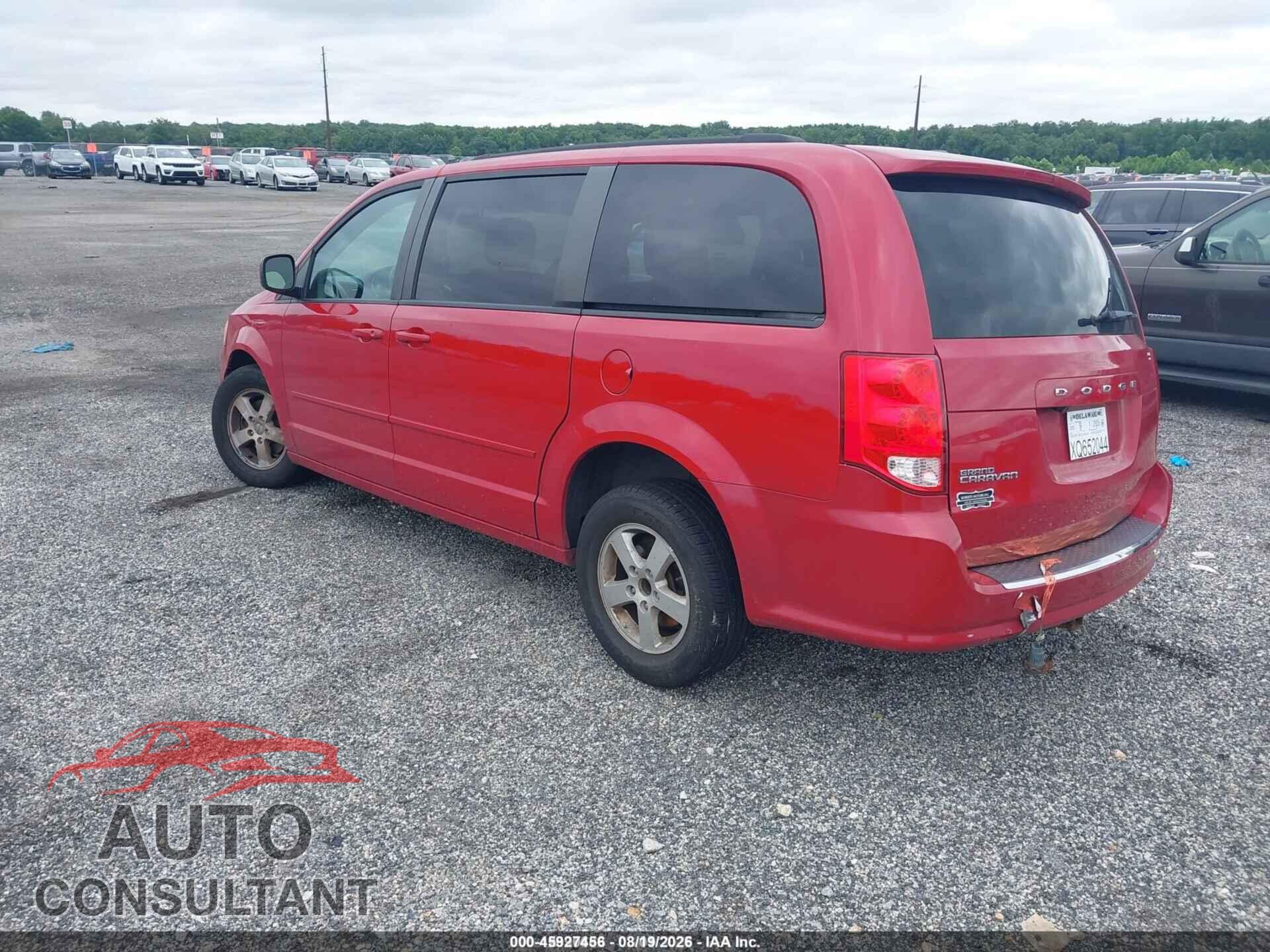 DODGE GRAND CARAVAN 2012 - 2C4RDGCG2CR241114