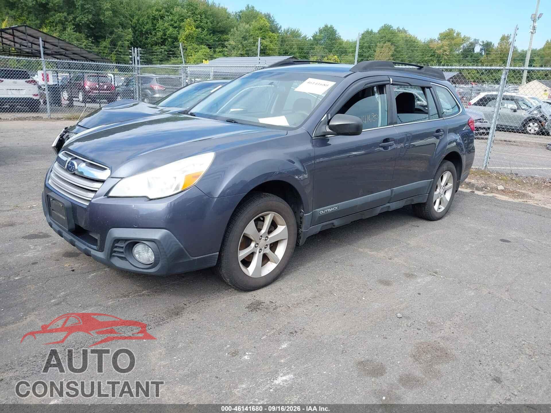 SUBARU OUTBACK 2014 - 4S4BRBAC7E3316290