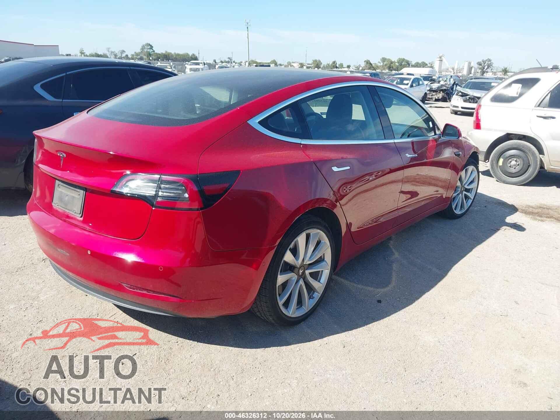 TESLA MODEL 3 2018 - 5YJ3E1EA2JF109424