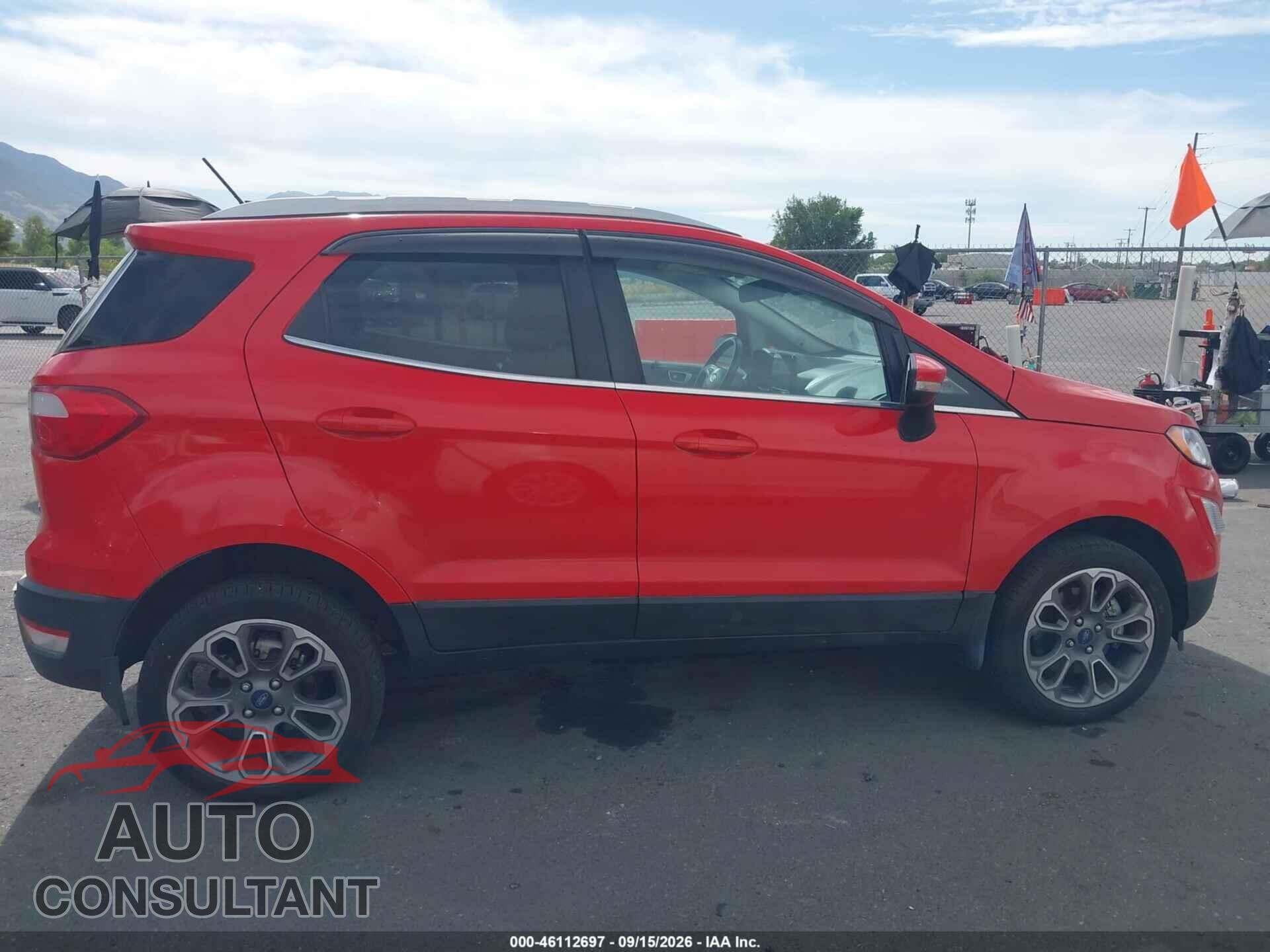 FORD ECOSPORT 2020 - MAJ6S3KL3LC363642