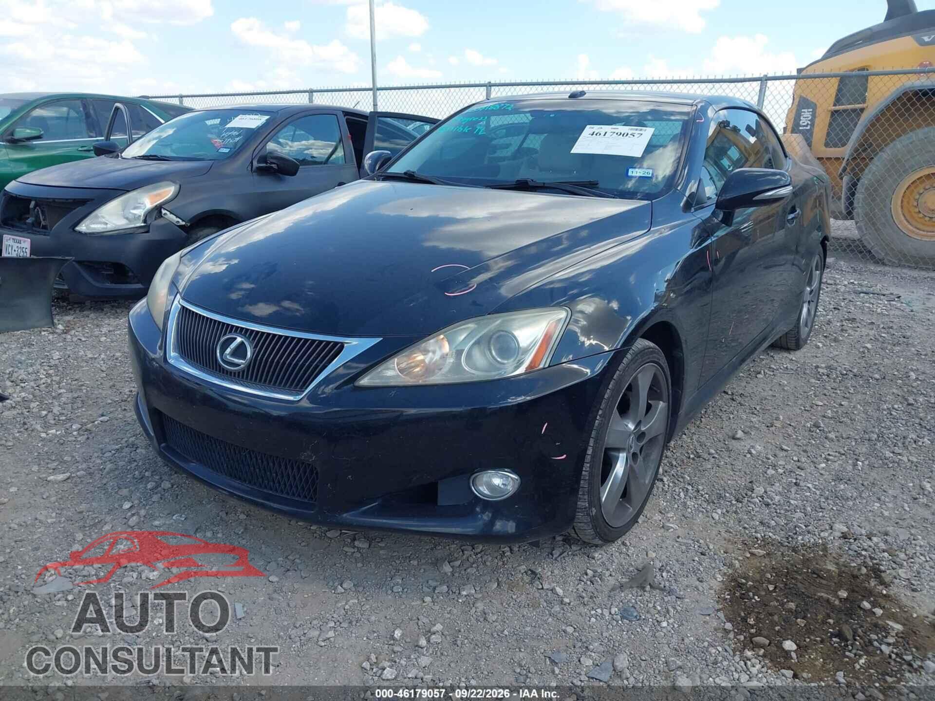 LEXUS IS 250C 2010 - JTHFF2C20A2503713