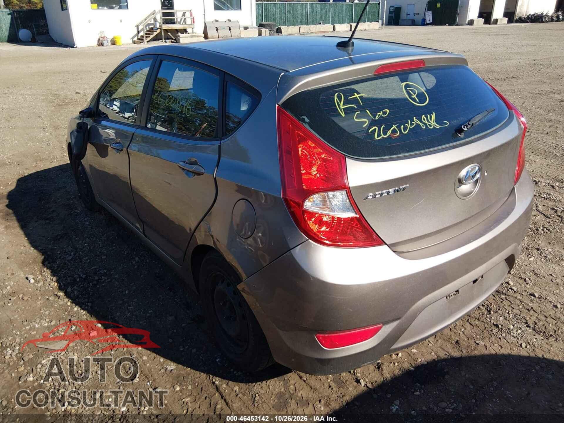 HYUNDAI ACCENT 2012 - KMHCT5AE2CU044117