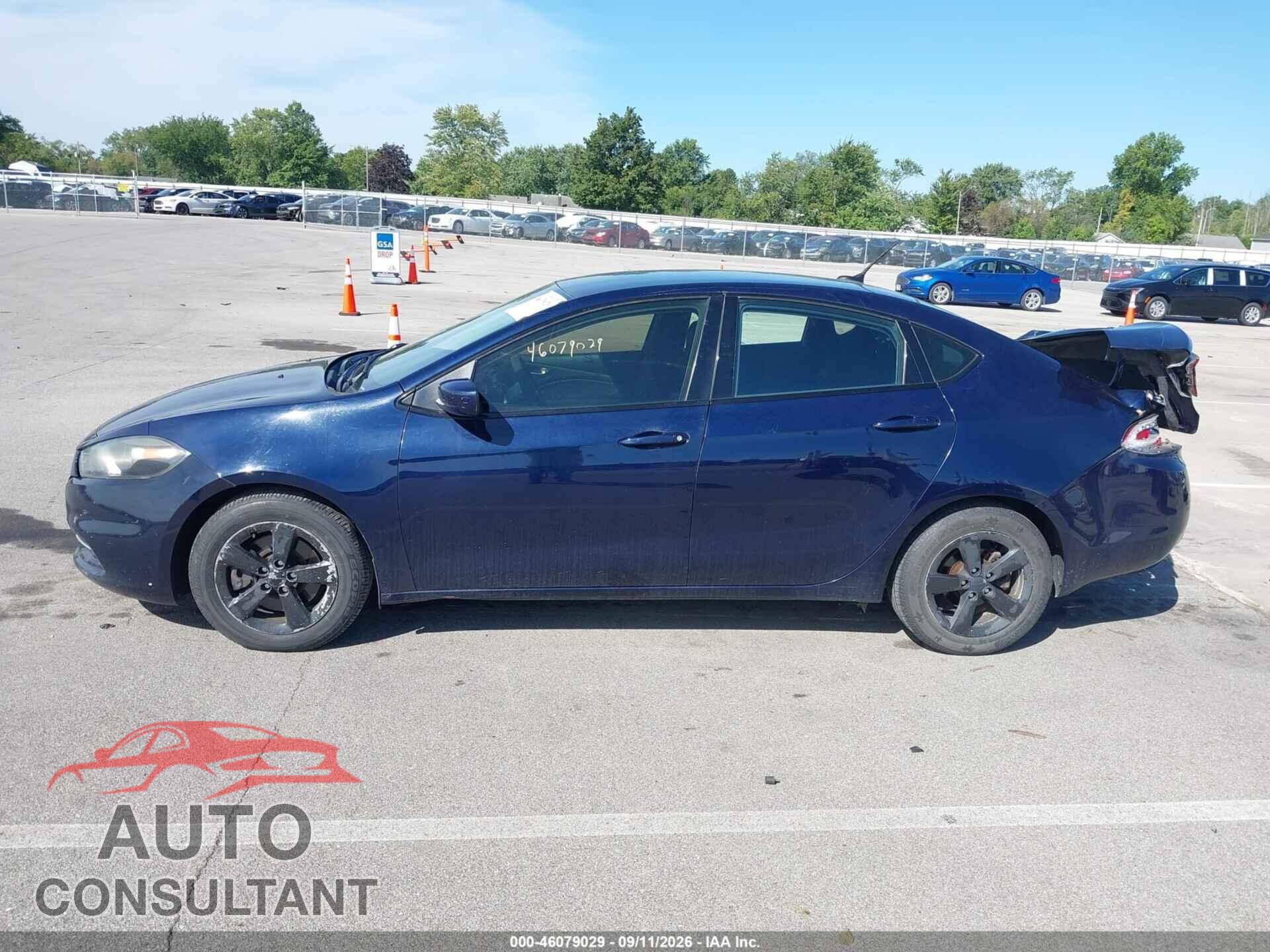 DODGE DART 2015 - 1C3CDFBB0FD320184