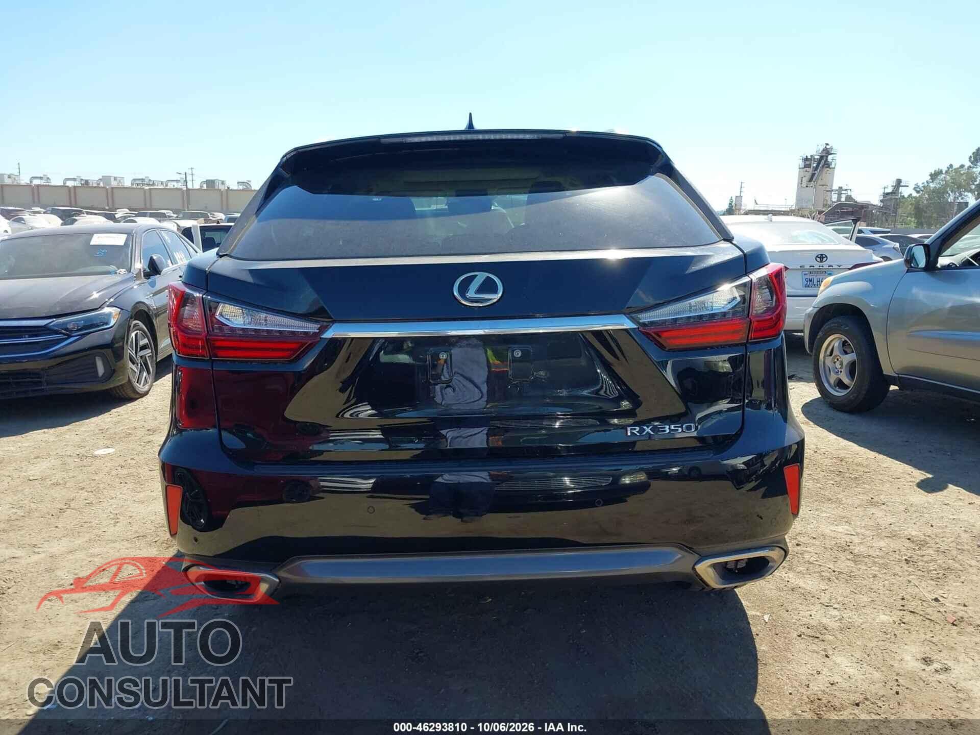 LEXUS RX 350 2017 - 2T2BZMCA7HC056945