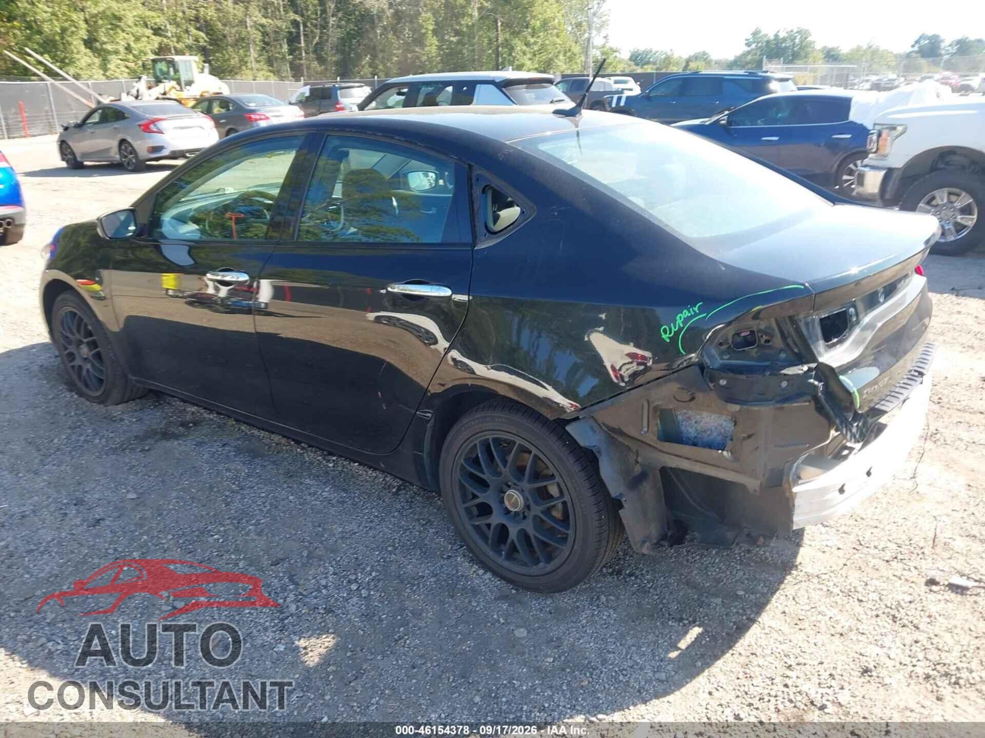 DODGE DART 2016 - 1C3CDFFA4GD796893